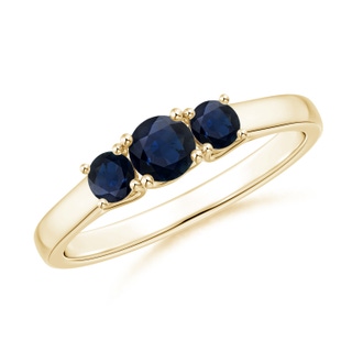 Round A Blue Sapphire