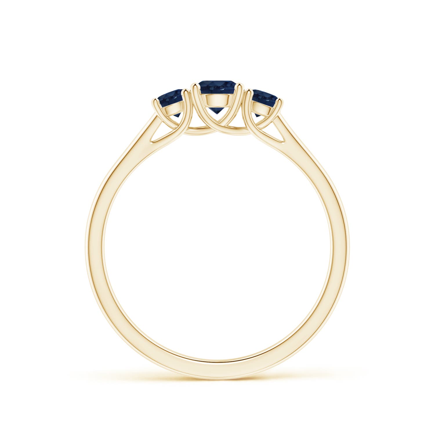 AA - Blue Sapphire / 0.61 CT / 14 KT Yellow Gold