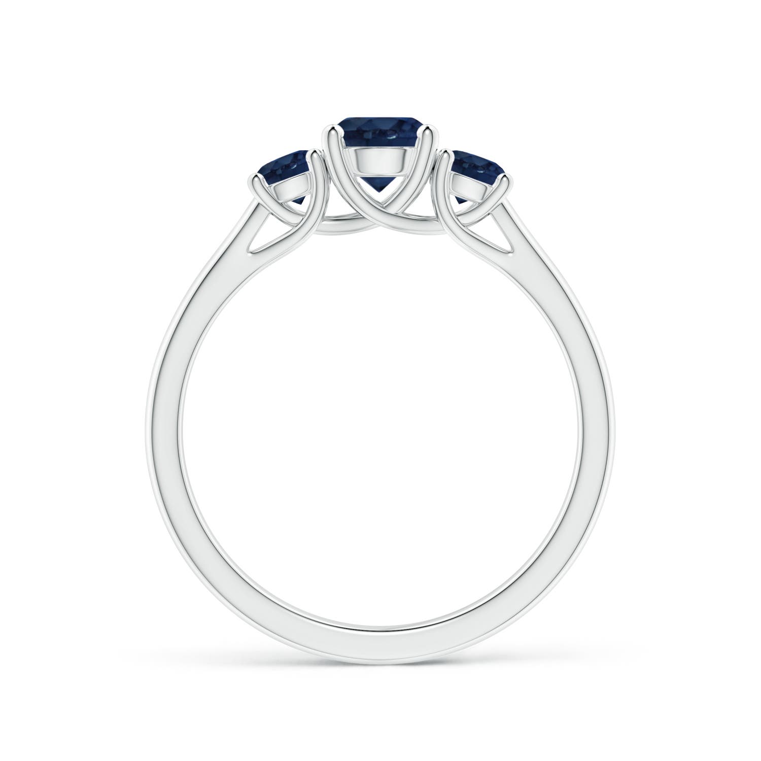 AA - Blue Sapphire / 1.04 CT / 14 KT White Gold