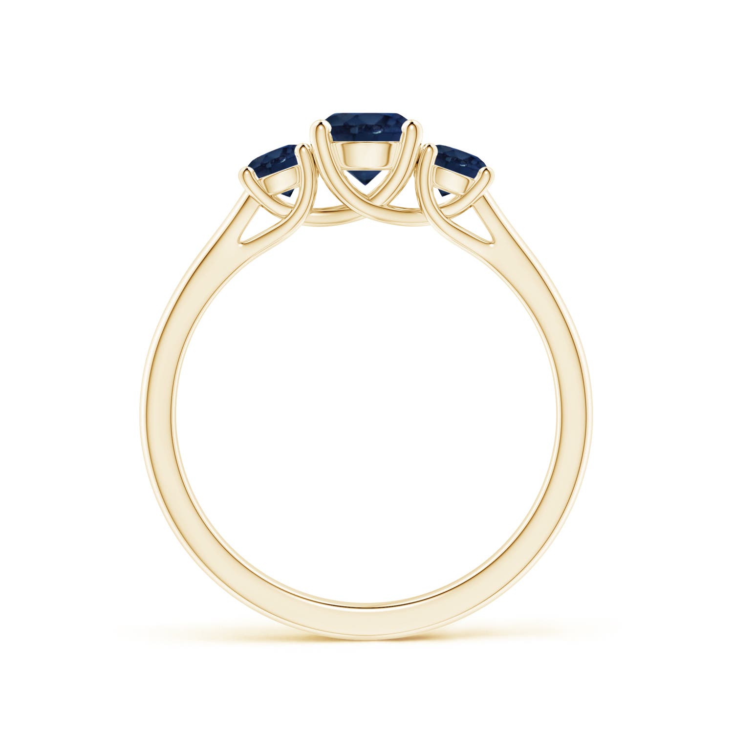 AA - Blue Sapphire / 1.04 CT / 14 KT Yellow Gold