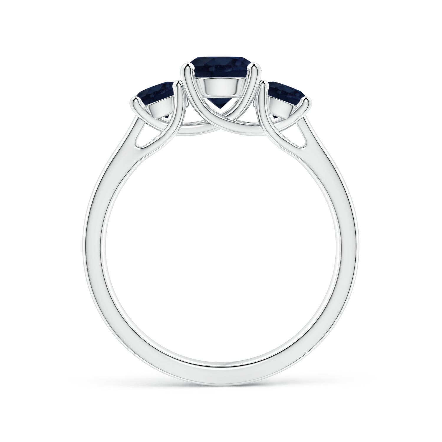 A - Blue Sapphire / 1.66 CT / 14 KT White Gold