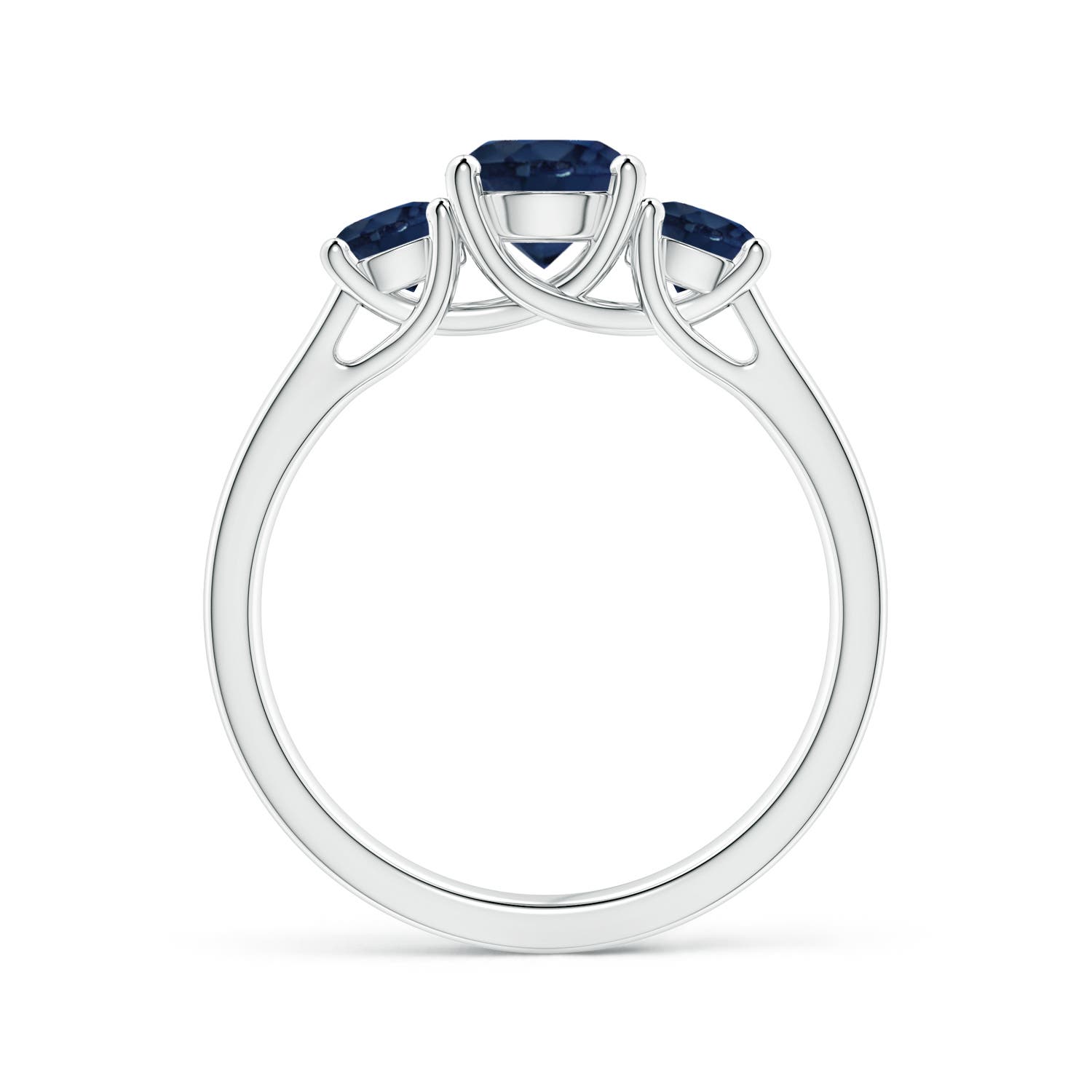 AA - Blue Sapphire / 1.66 CT / 14 KT White Gold