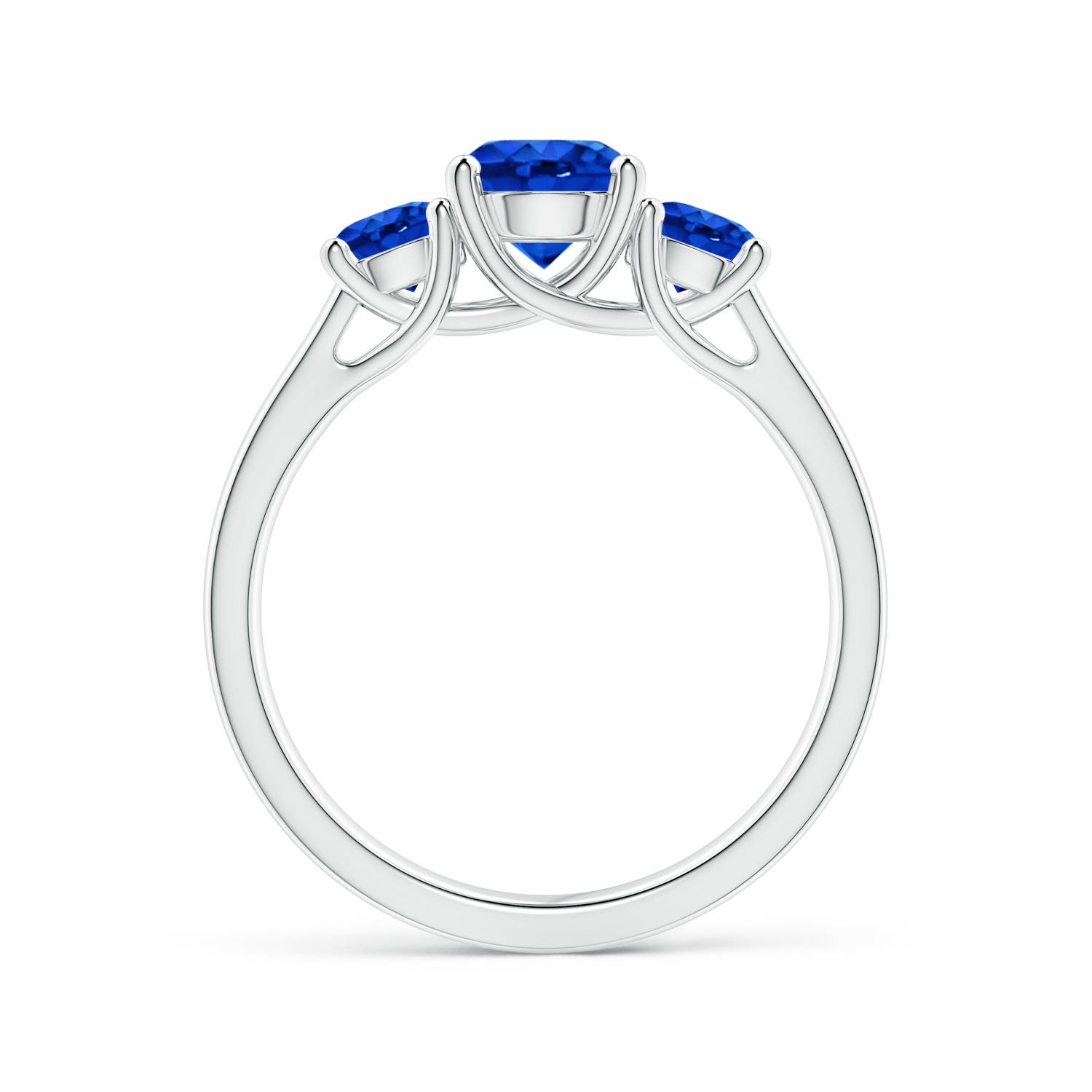 AAAA - Blue Sapphire / 1.66 CT / 14 KT White Gold