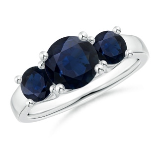 Round A Blue Sapphire