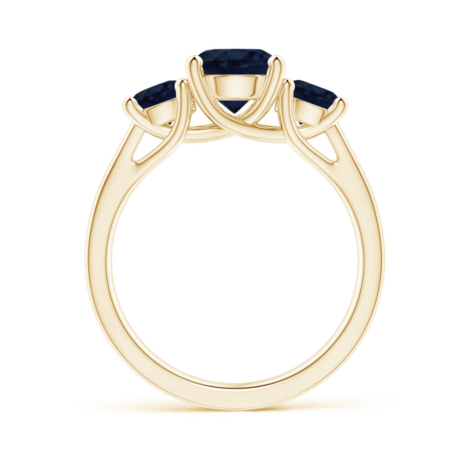 A - Blue Sapphire / 2.5 CT / 14 KT Yellow Gold