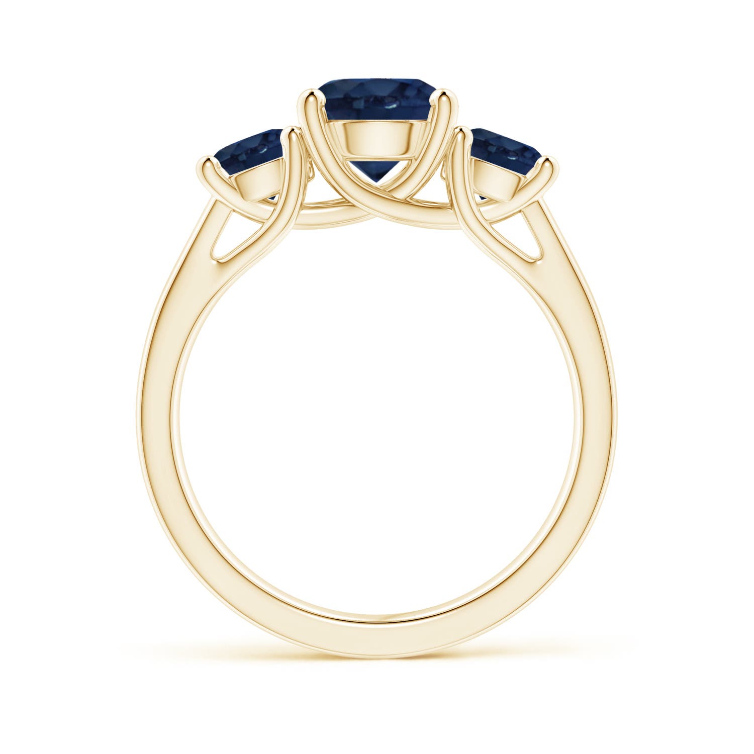 AA - Blue Sapphire / 2.5 CT / 14 KT Yellow Gold