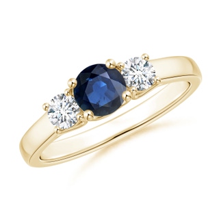 Round AA Blue Sapphire