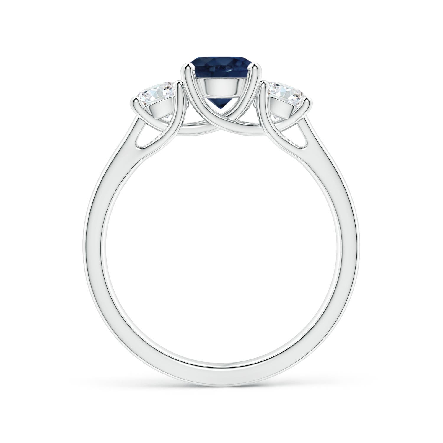 AA - Blue Sapphire / 1.46 CT / 14 KT White Gold