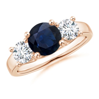 Round A Blue Sapphire