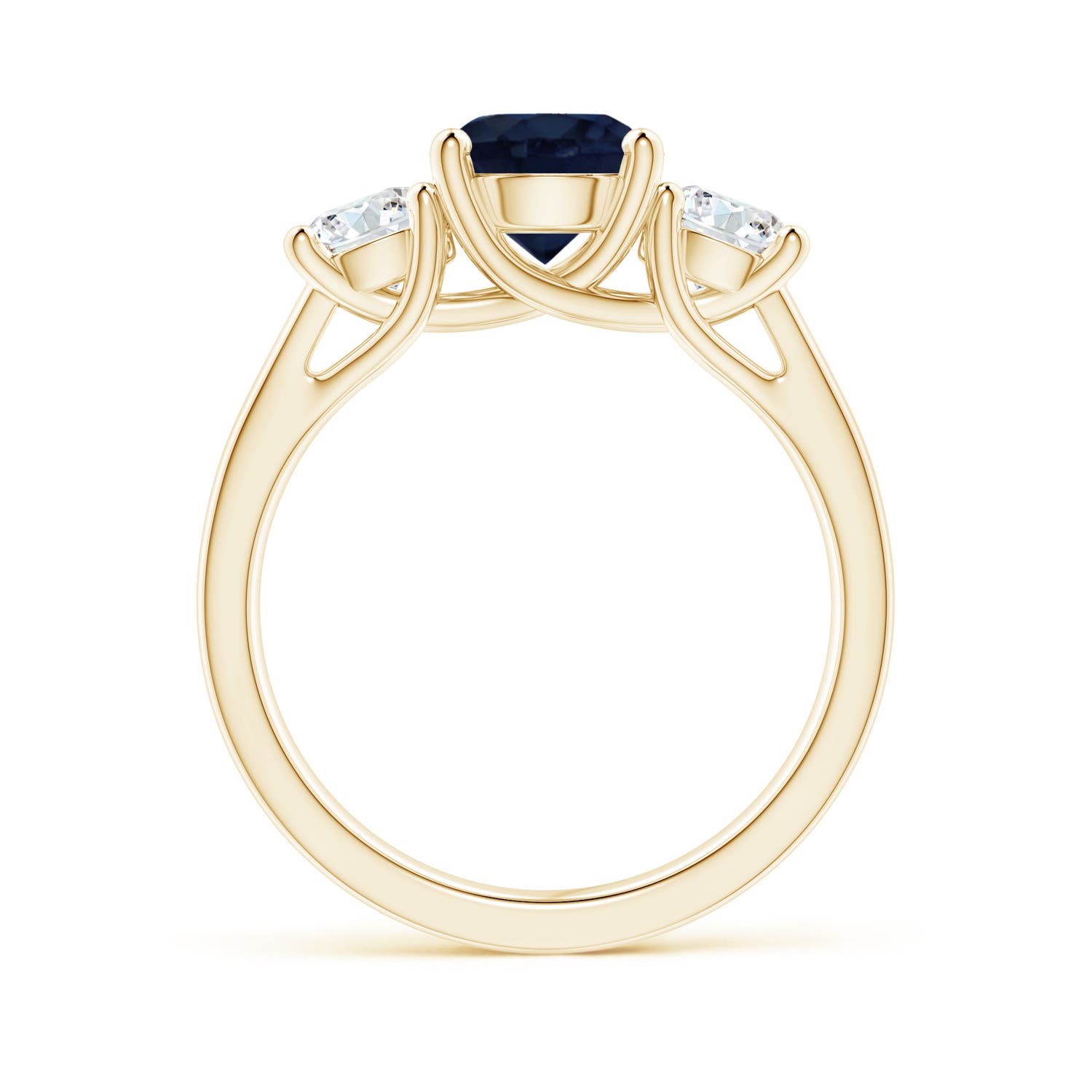 A - Blue Sapphire / 2.3 CT / 14 KT Yellow Gold