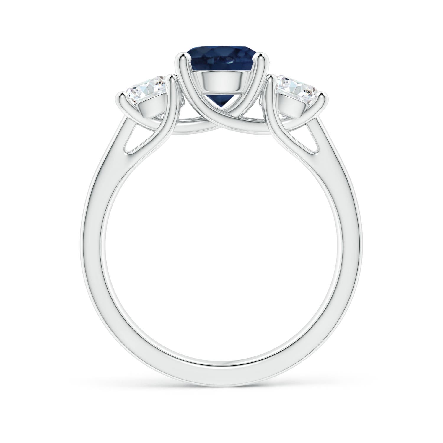 AA - Blue Sapphire / 2.3 CT / 14 KT White Gold