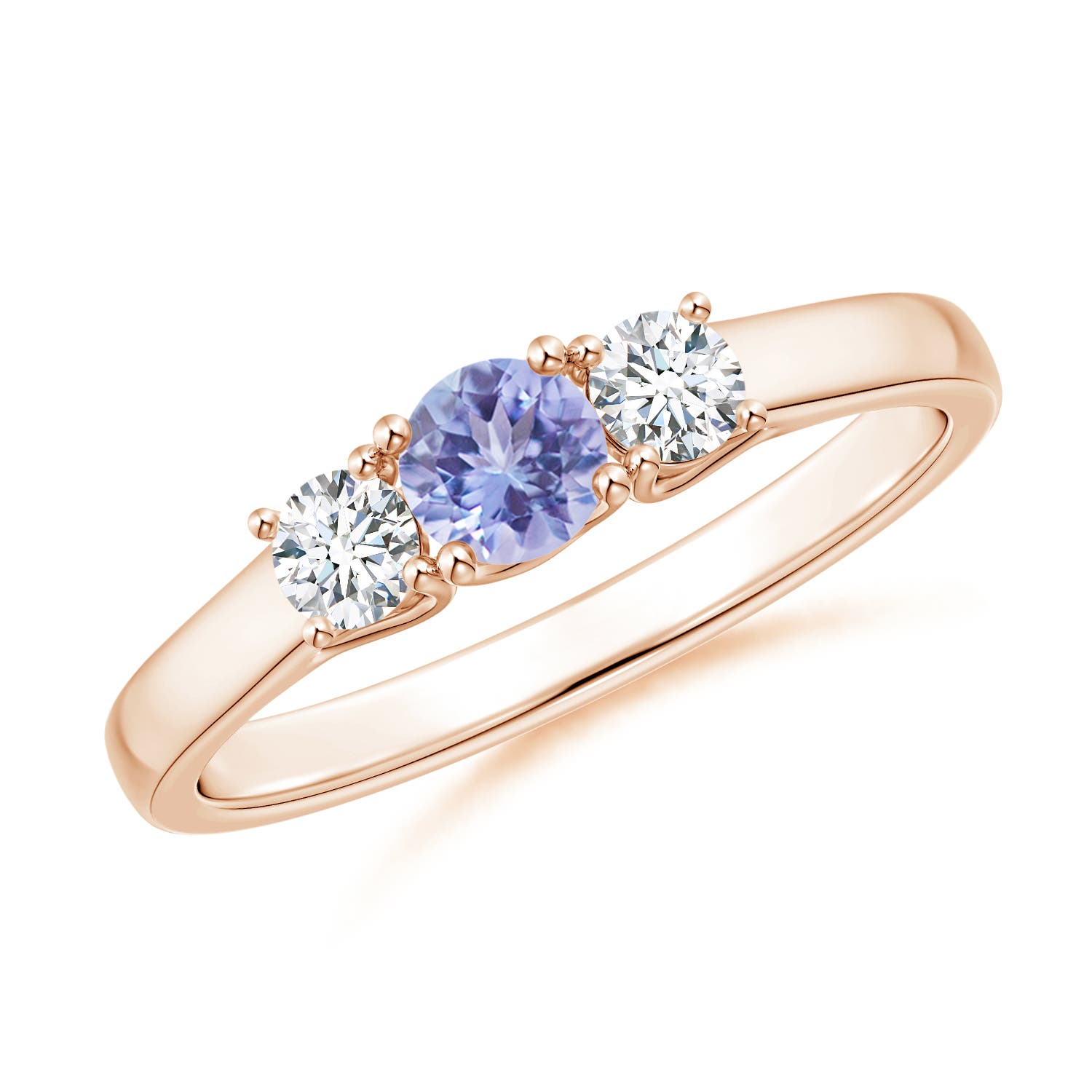 AA - Tanzanite / 0.46 CT / 14 KT Rose Gold