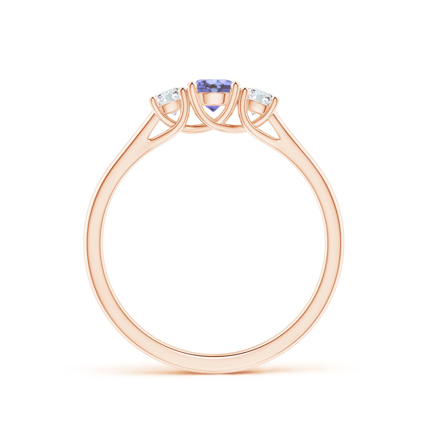 AA - Tanzanite / 0.46 CT / 14 KT Rose Gold