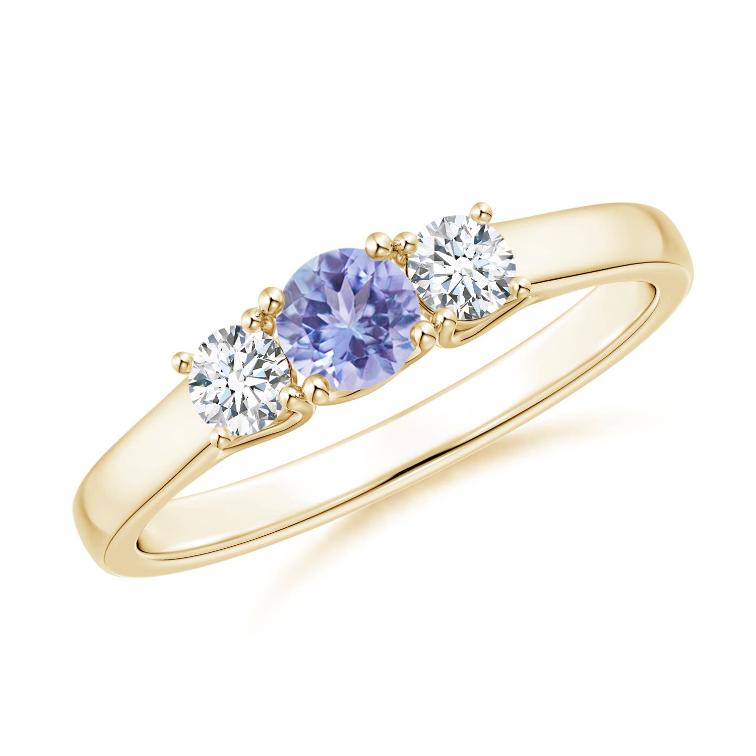 AA - Tanzanite / 0.46 CT / 14 KT Yellow Gold