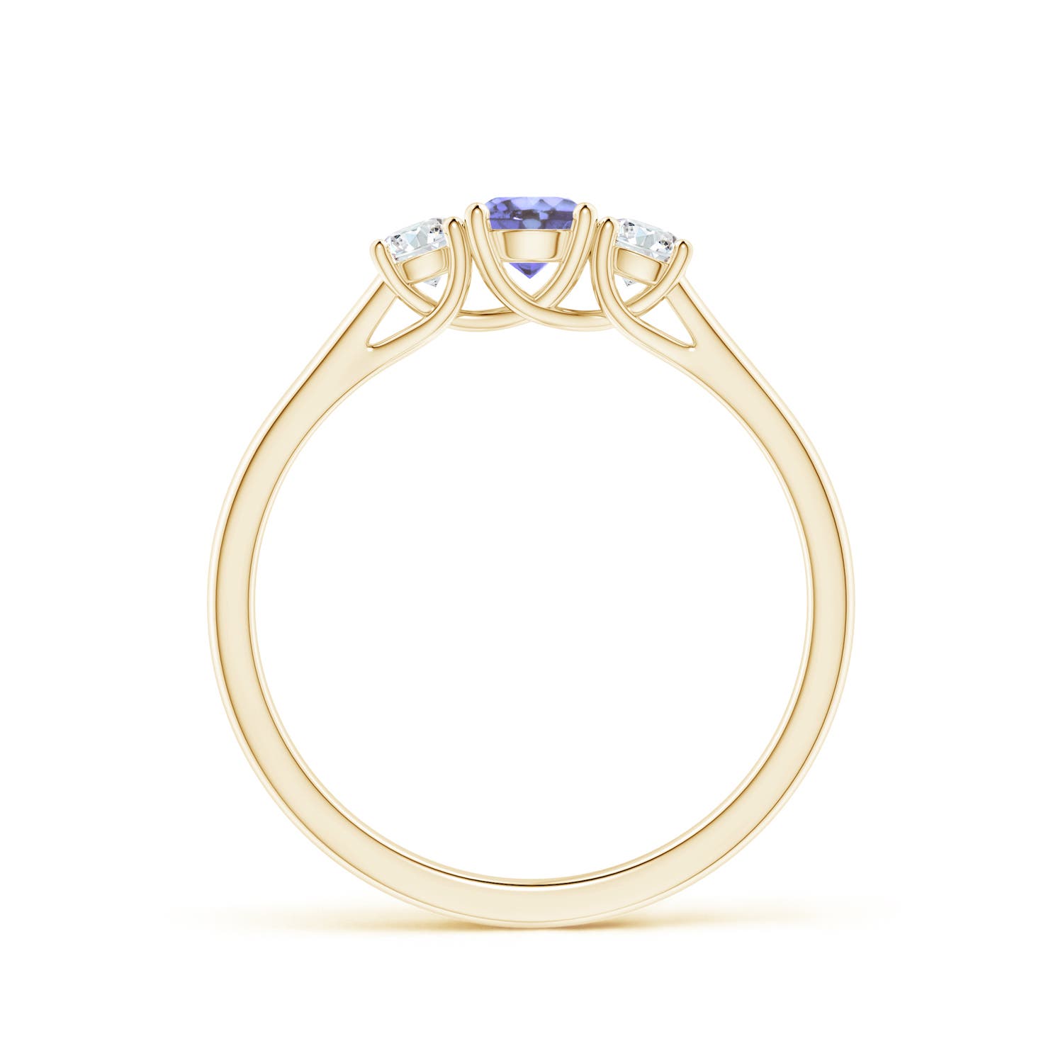 AA - Tanzanite / 0.46 CT / 14 KT Yellow Gold