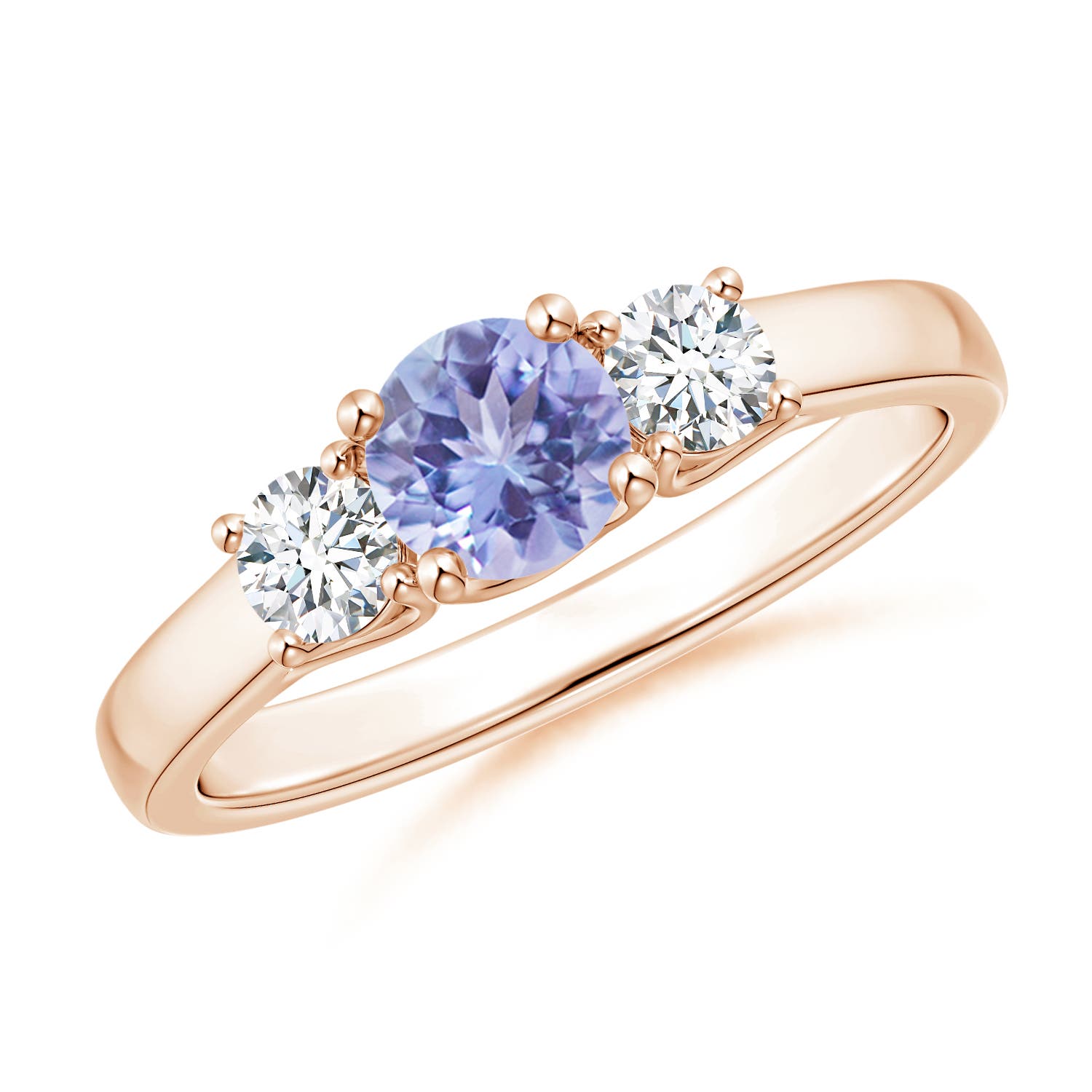 AA - Tanzanite / 0.82 CT / 14 KT Rose Gold