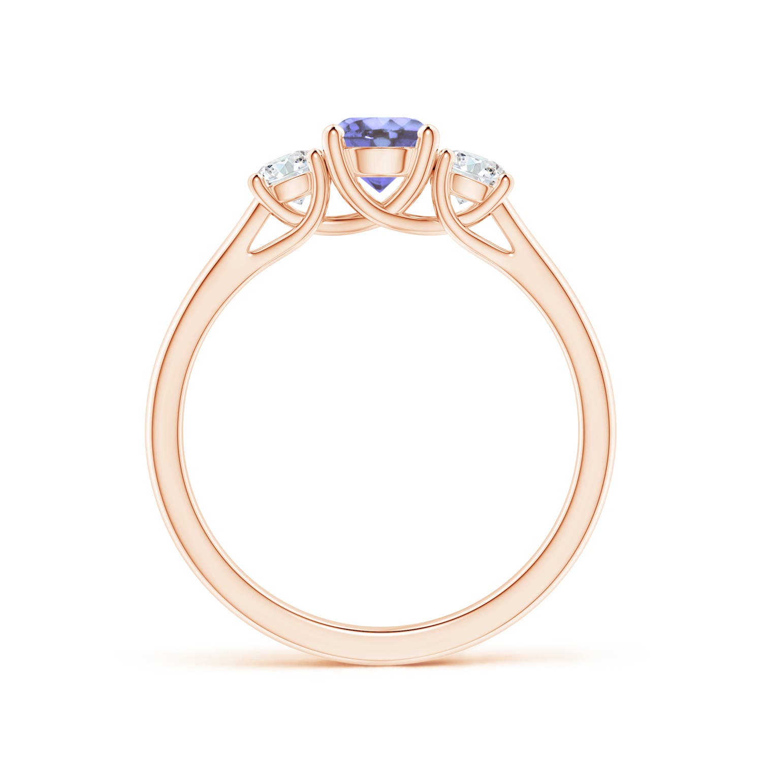 AA - Tanzanite / 0.82 CT / 14 KT Rose Gold