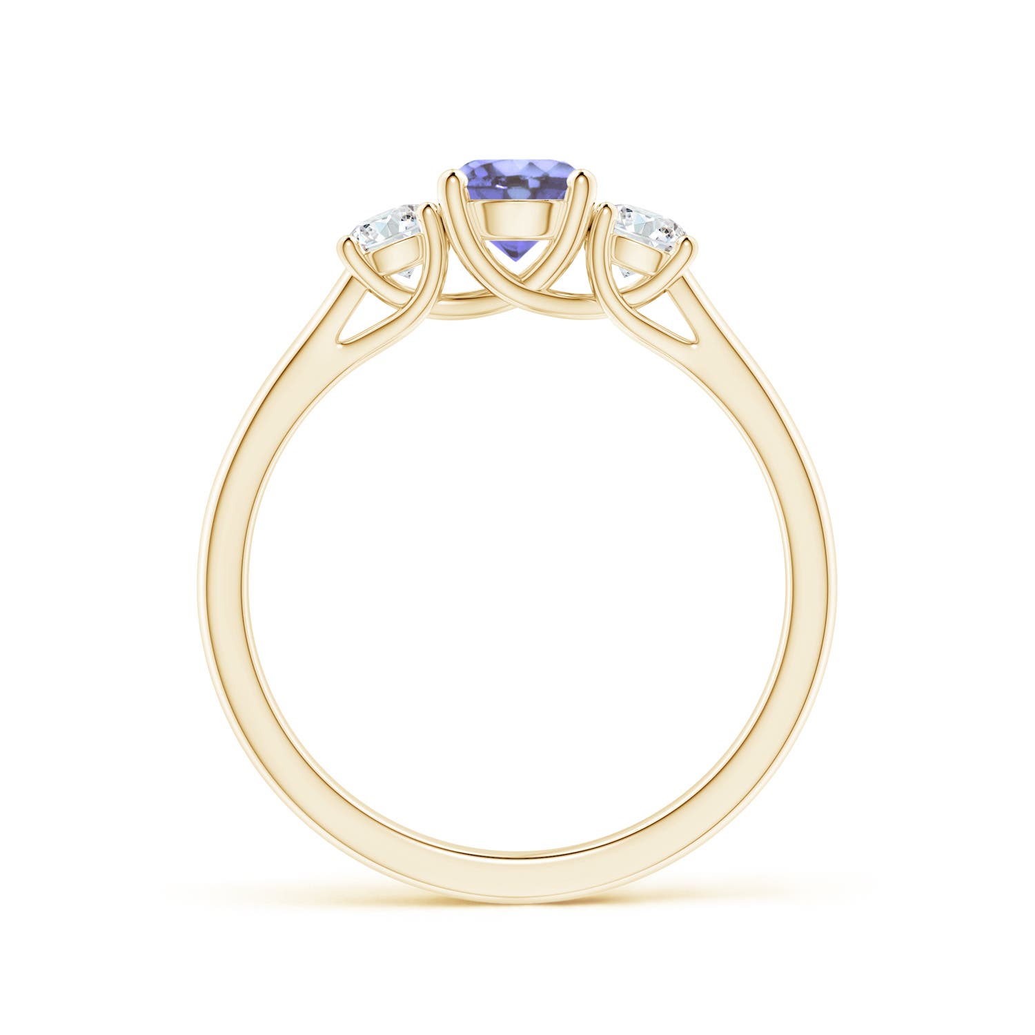 AA - Tanzanite / 0.82 CT / 14 KT Yellow Gold