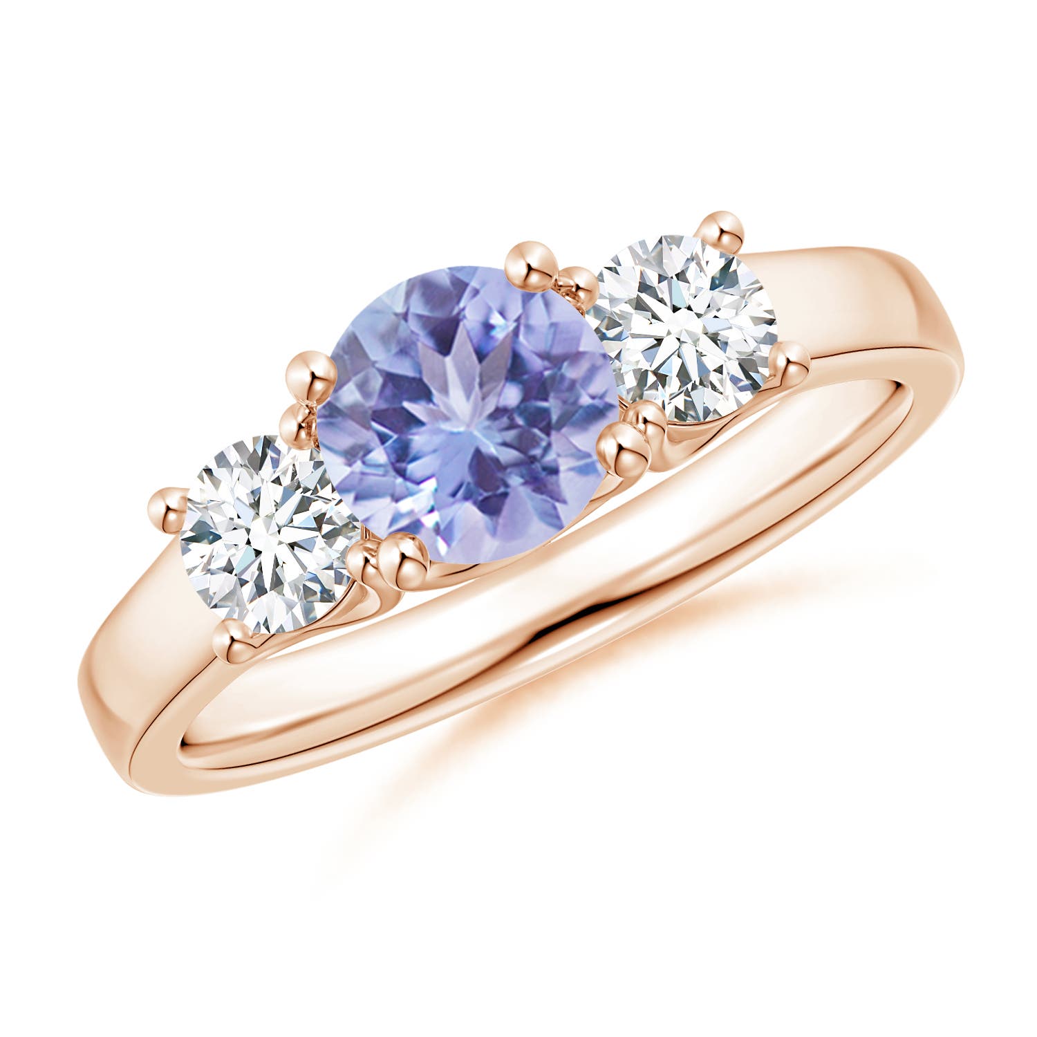 A - Tanzanite / 1.36 CT / 14 KT Rose Gold