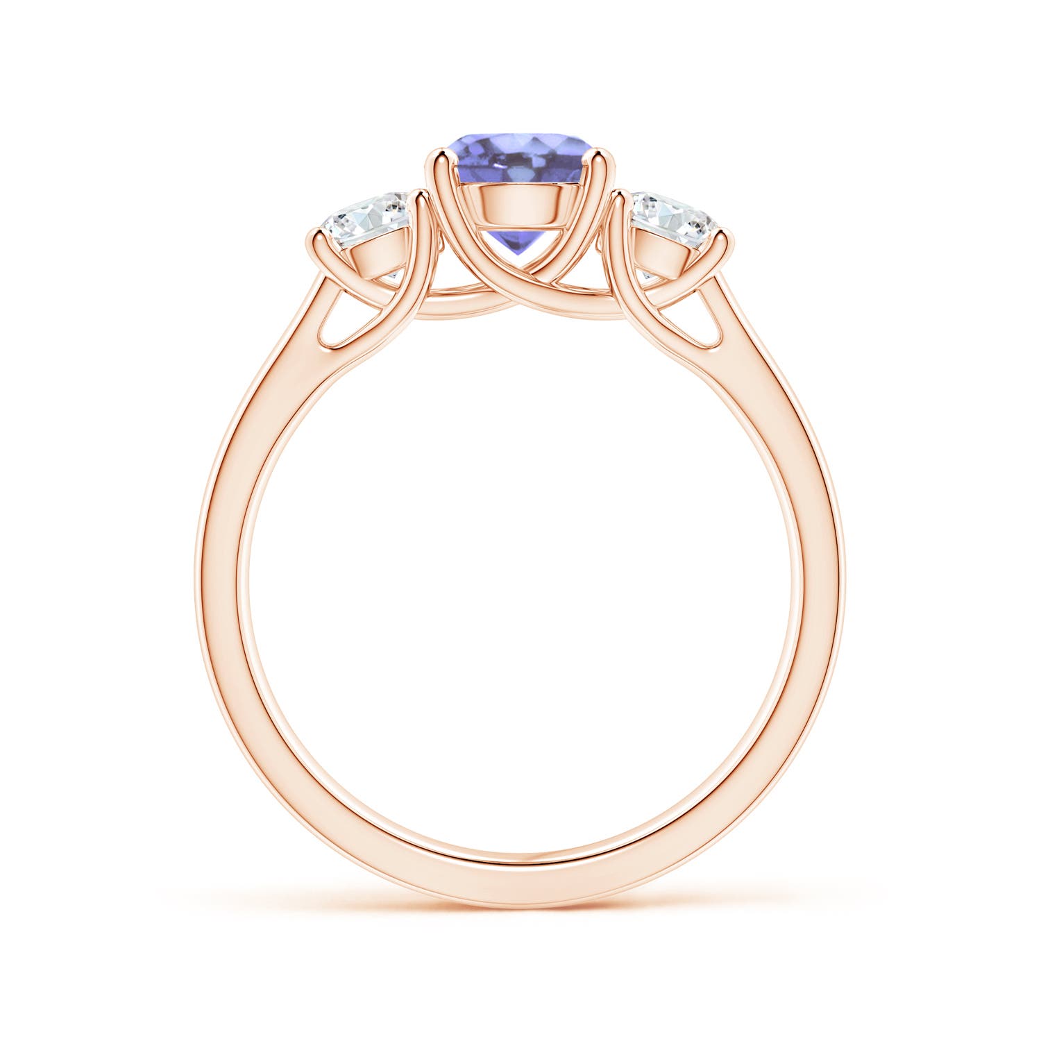 A - Tanzanite / 1.36 CT / 14 KT Rose Gold