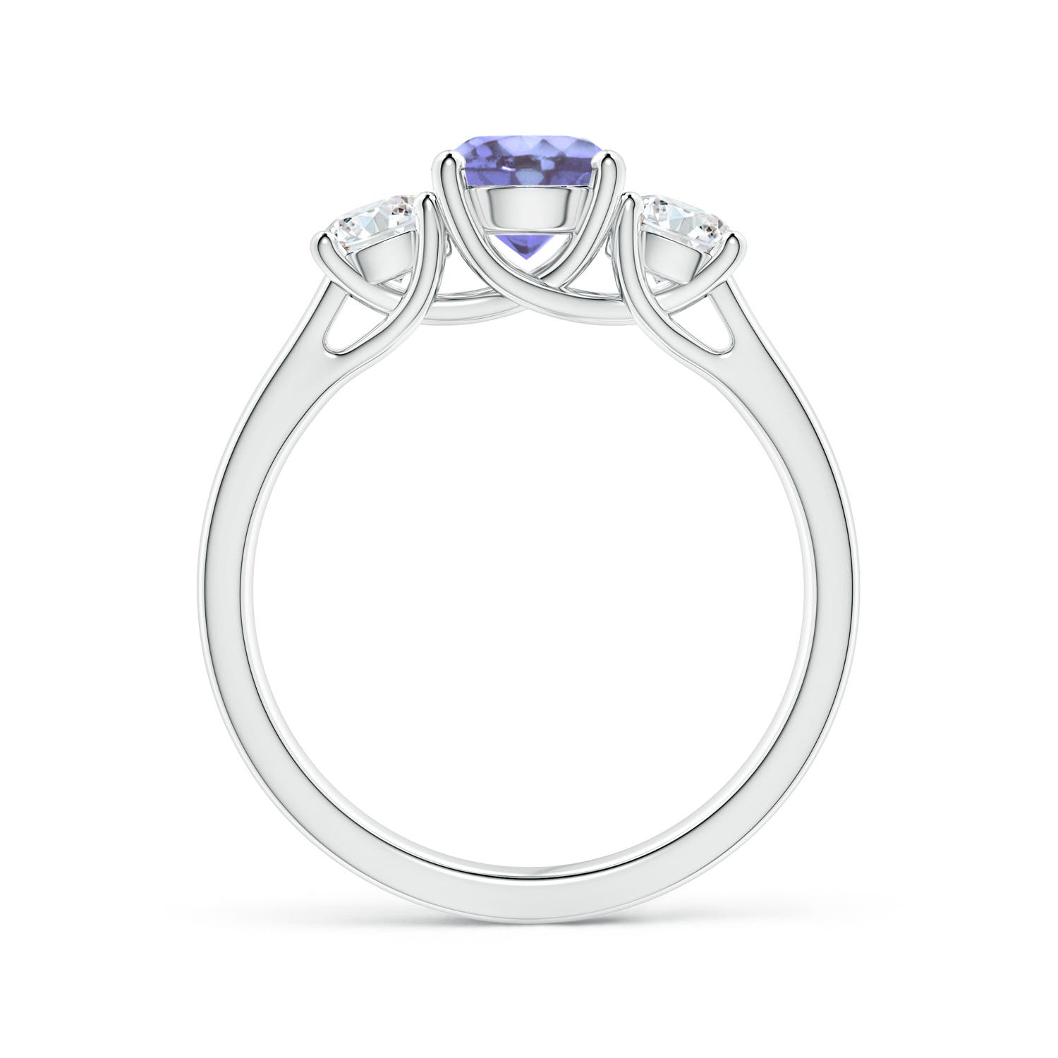 A - Tanzanite / 1.36 CT / 14 KT White Gold