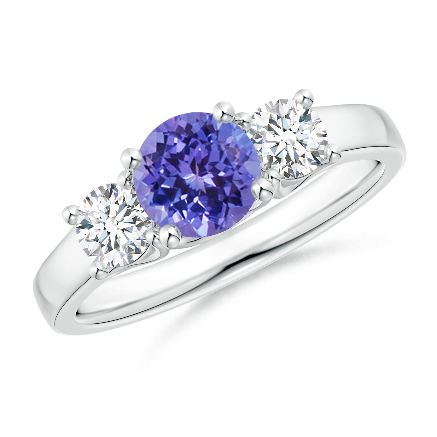 AA - Tanzanite / 1.36 CT / 14 KT White Gold