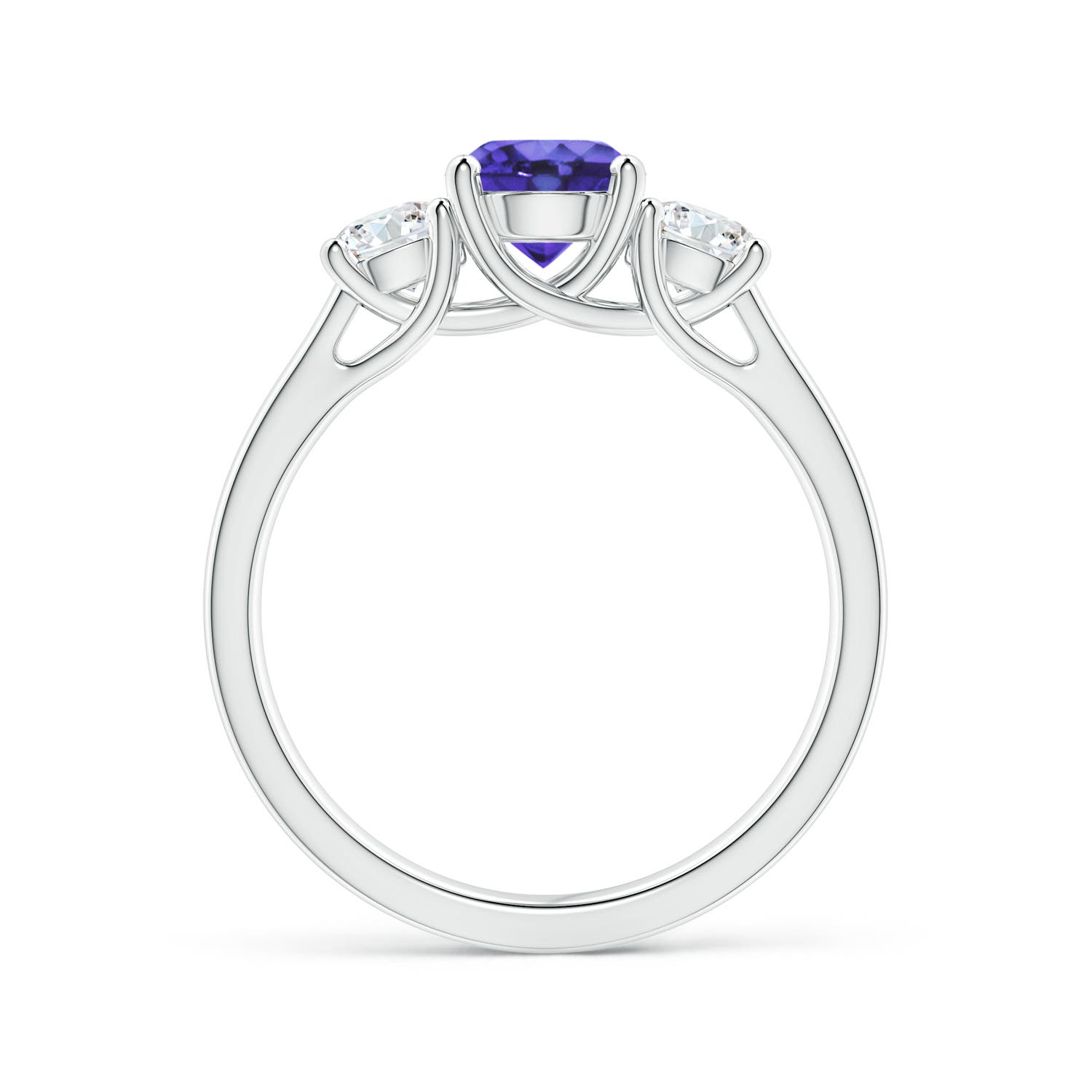 AA - Tanzanite / 1.36 CT / 14 KT White Gold