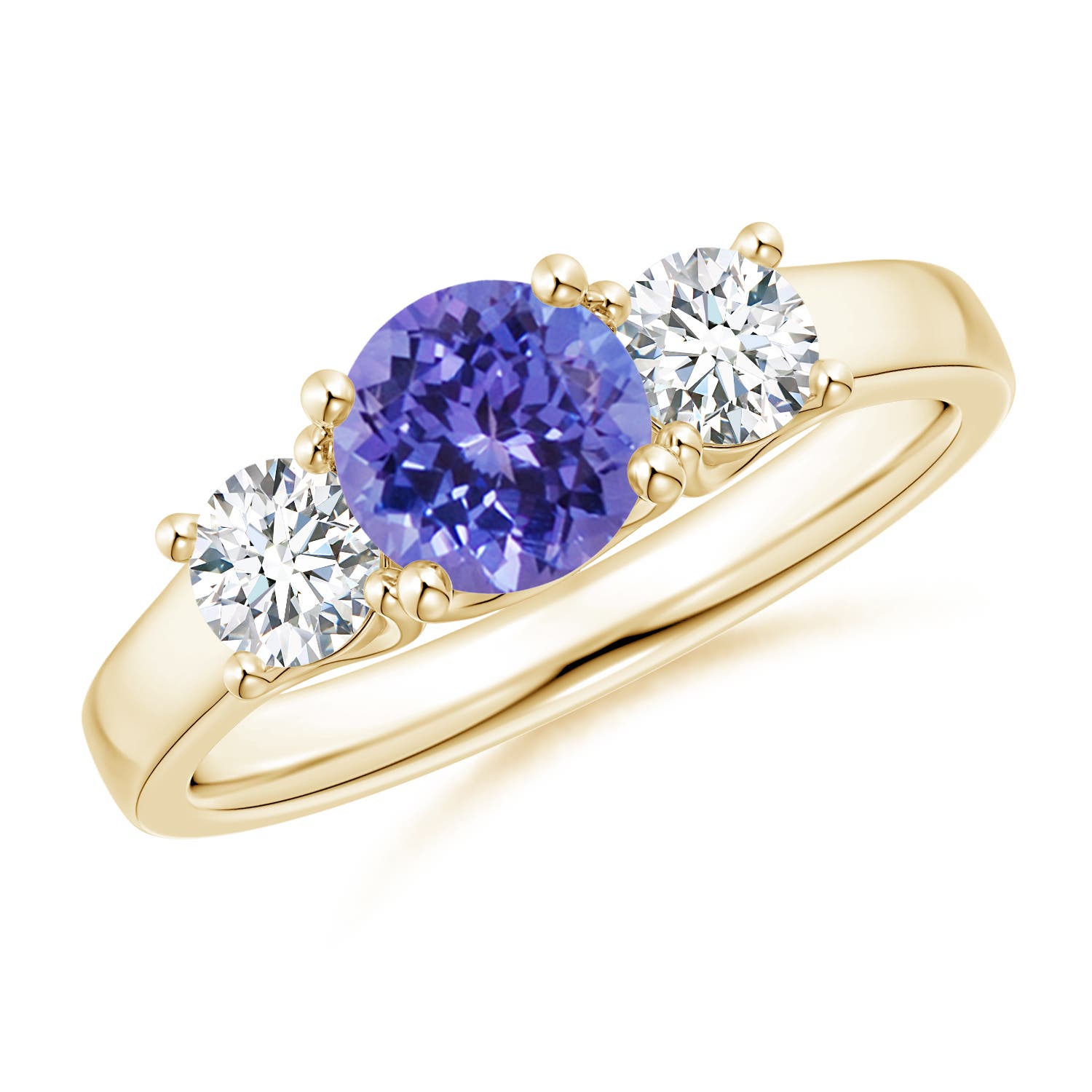 AA - Tanzanite / 1.36 CT / 14 KT Yellow Gold