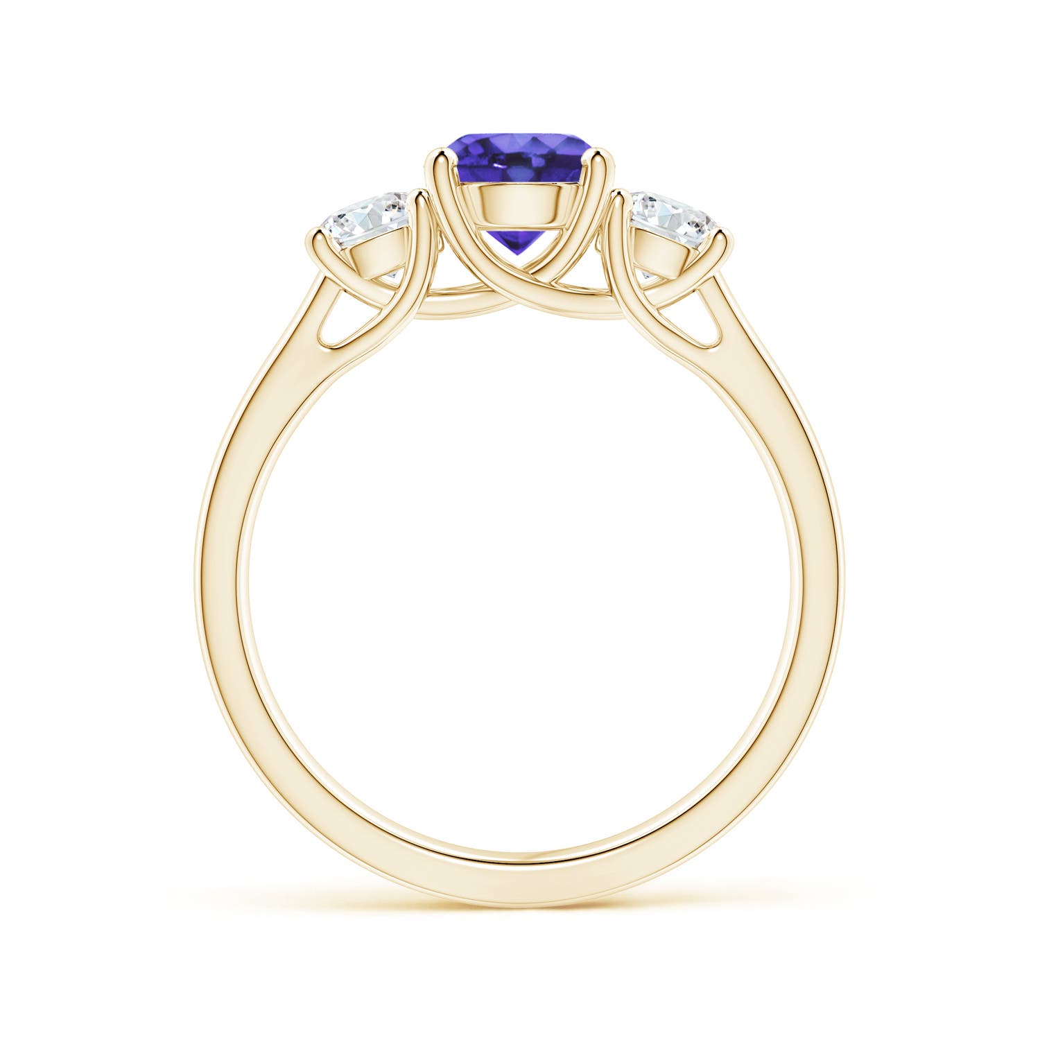 AA - Tanzanite / 1.36 CT / 14 KT Yellow Gold