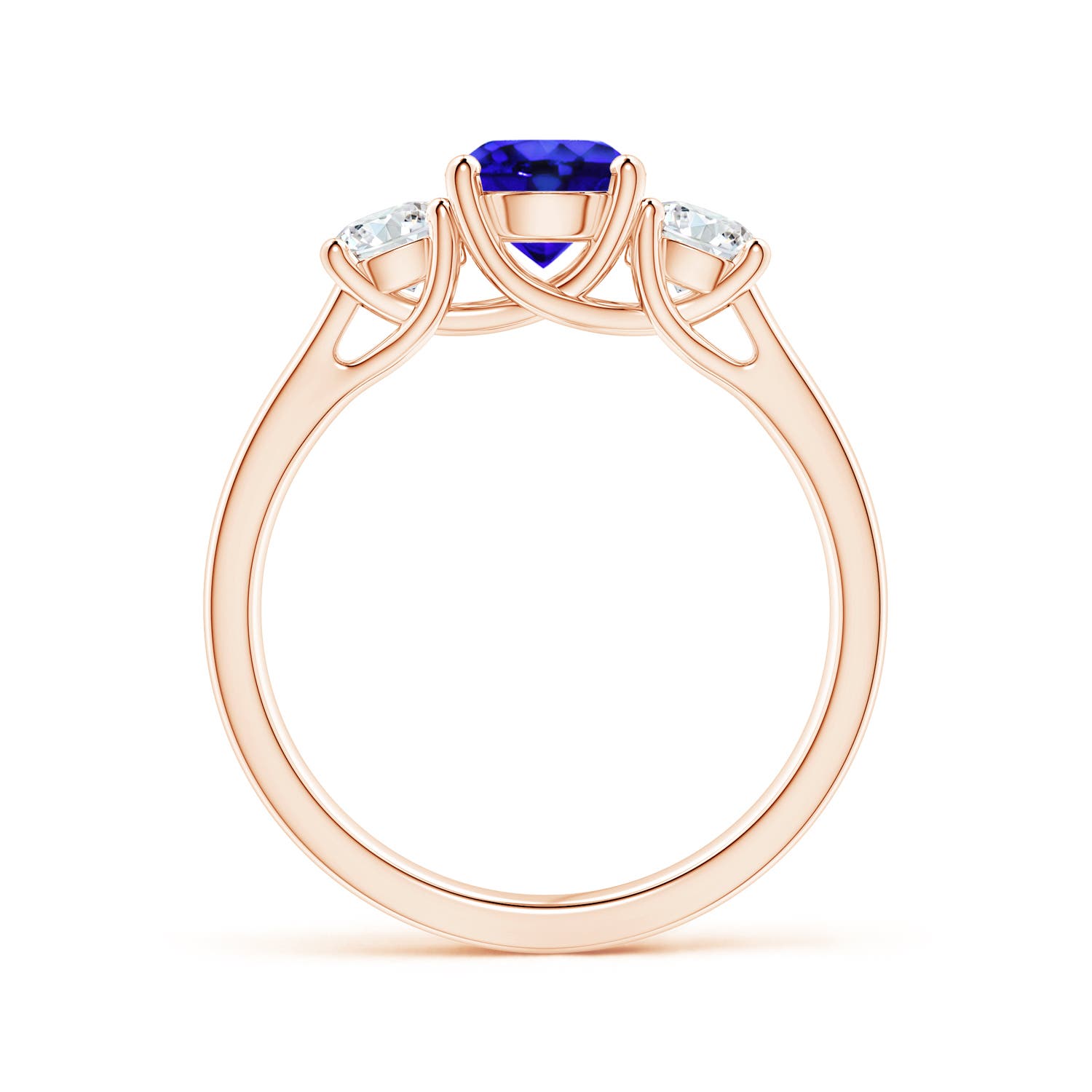 AAA - Tanzanite / 1.36 CT / 14 KT Rose Gold