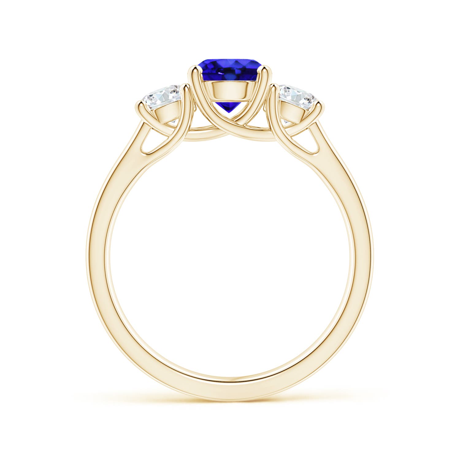 AAA - Tanzanite / 1.36 CT / 14 KT Yellow Gold