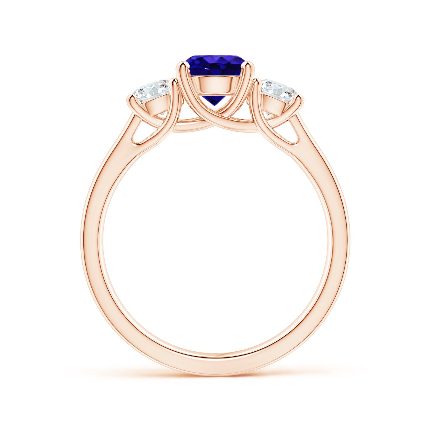 AAAA - Tanzanite / 1.36 CT / 14 KT Rose Gold