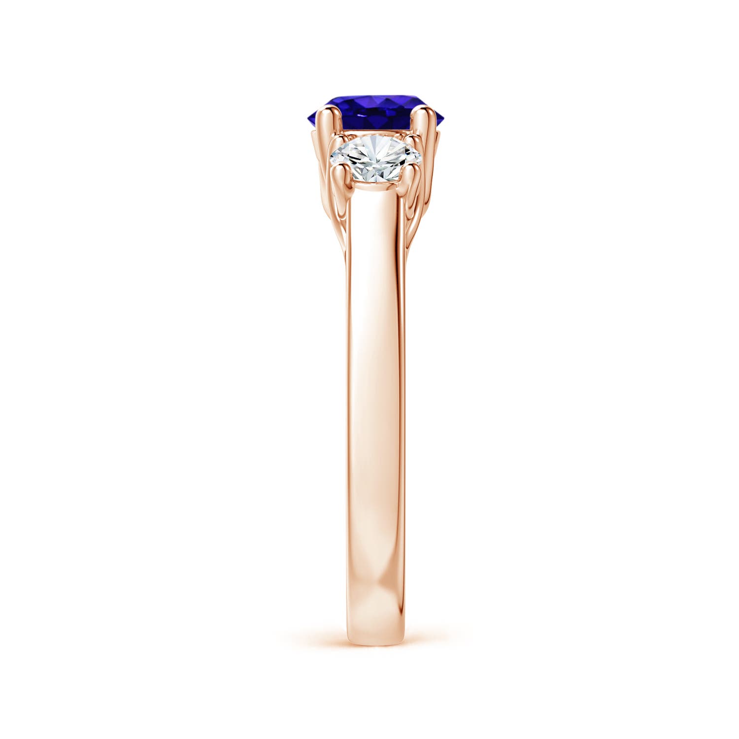 AAAA - Tanzanite / 1.36 CT / 14 KT Rose Gold