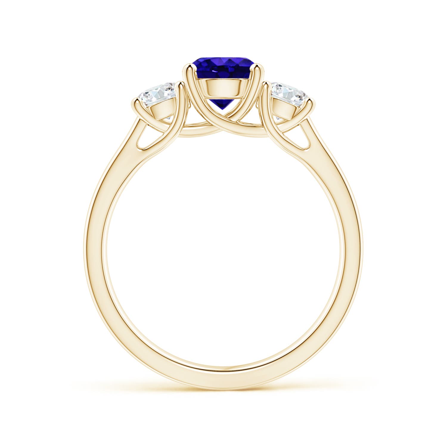 AAAA - Tanzanite / 1.36 CT / 14 KT Yellow Gold