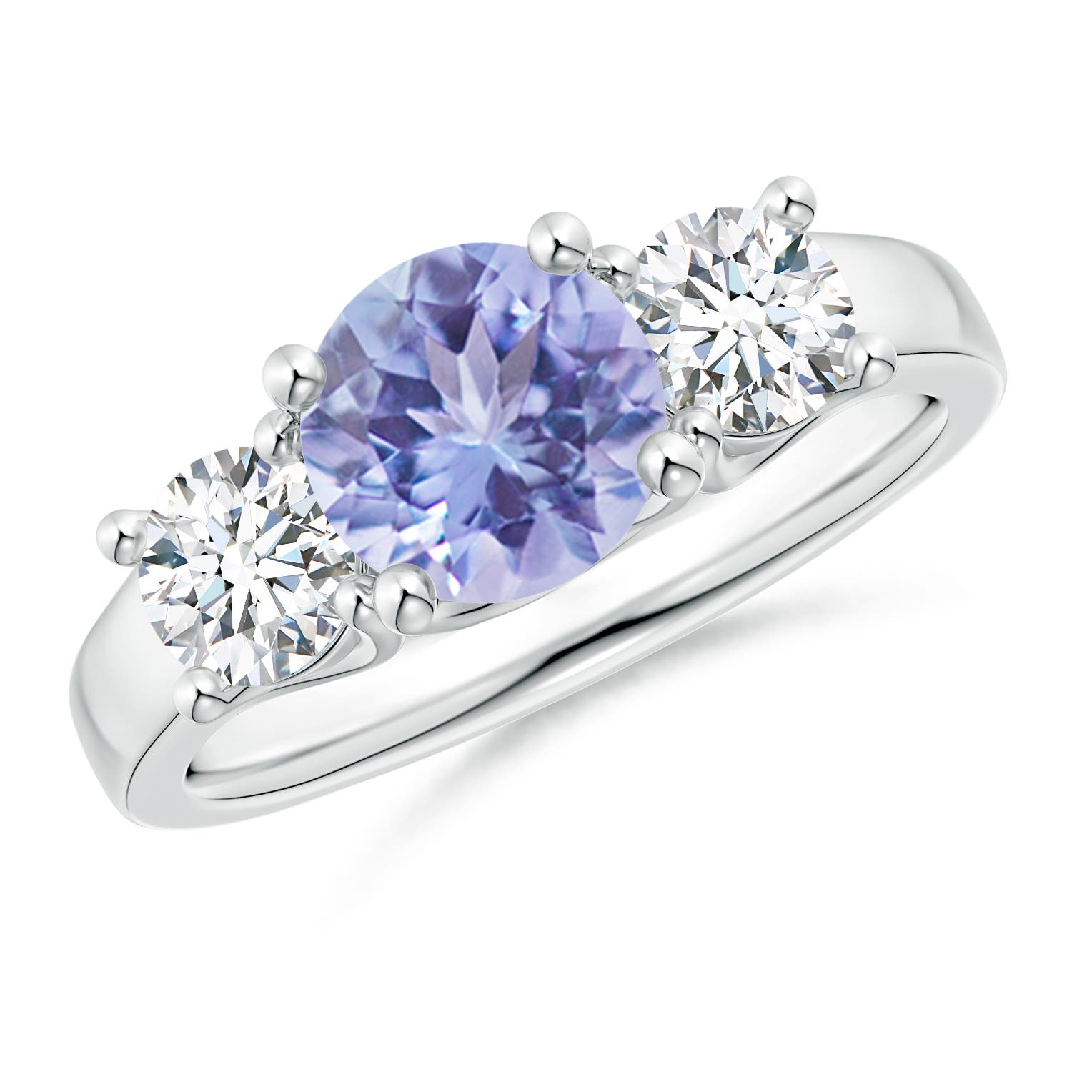 A - Tanzanite / 2.15 CT / 14 KT White Gold