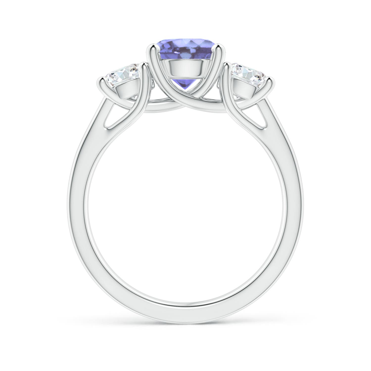 A - Tanzanite / 2.15 CT / 14 KT White Gold