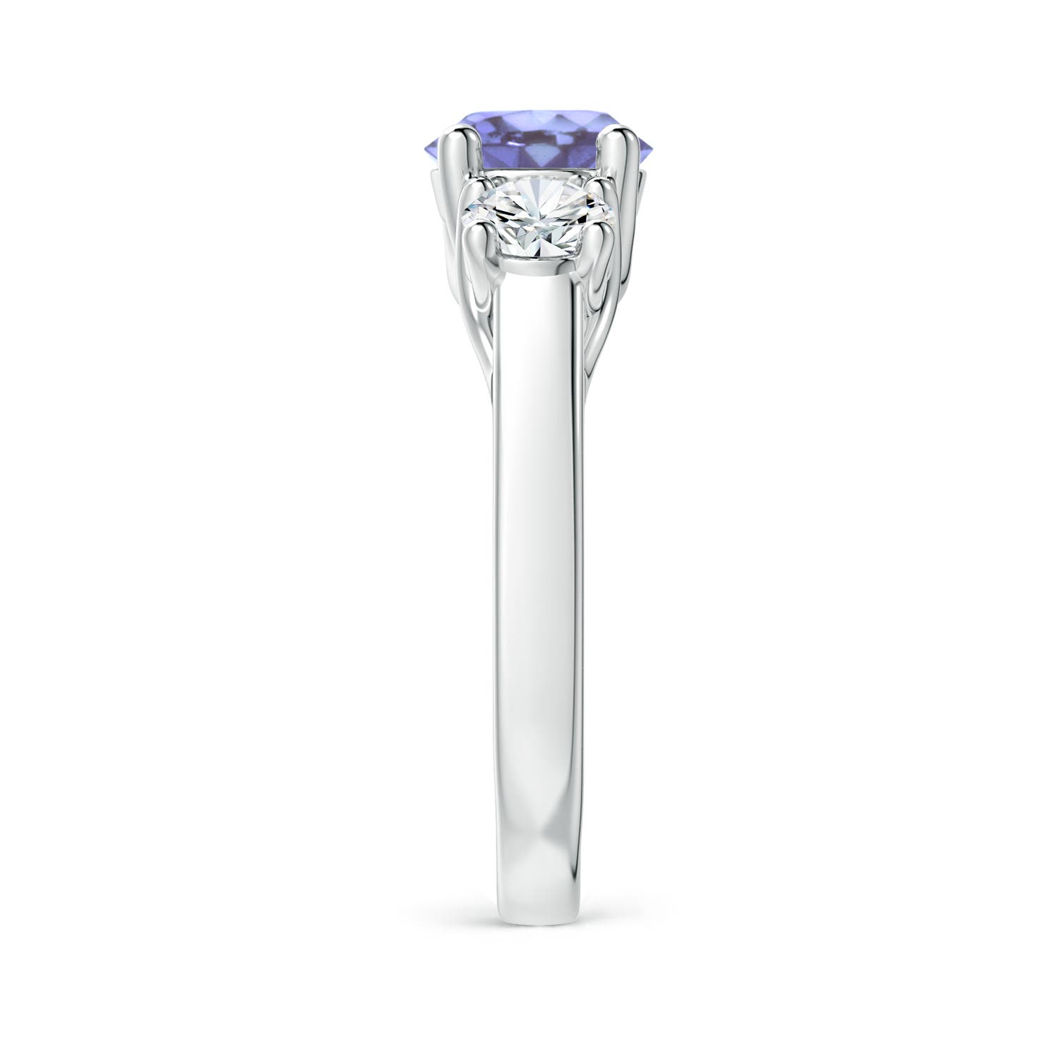 A - Tanzanite / 2.15 CT / 14 KT White Gold