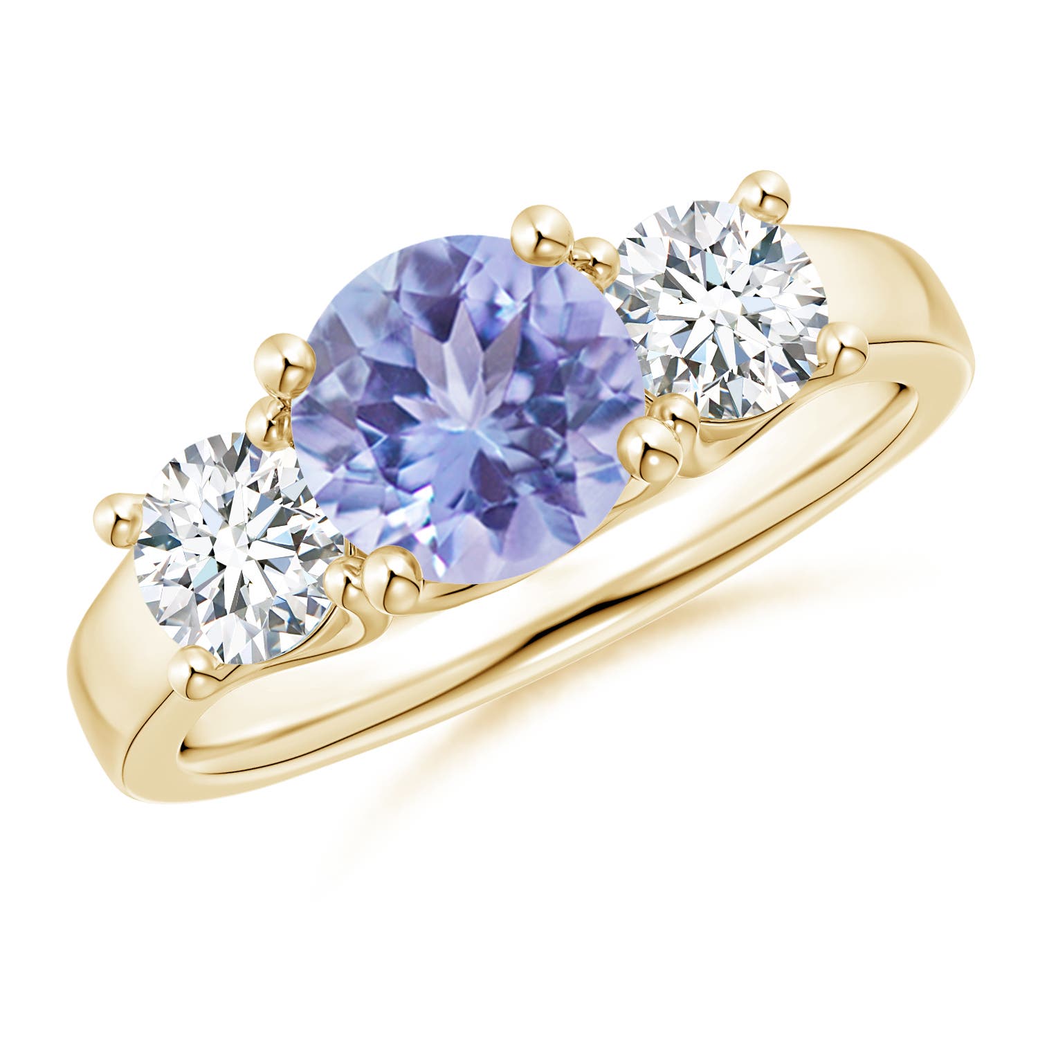 A - Tanzanite / 2.15 CT / 14 KT Yellow Gold