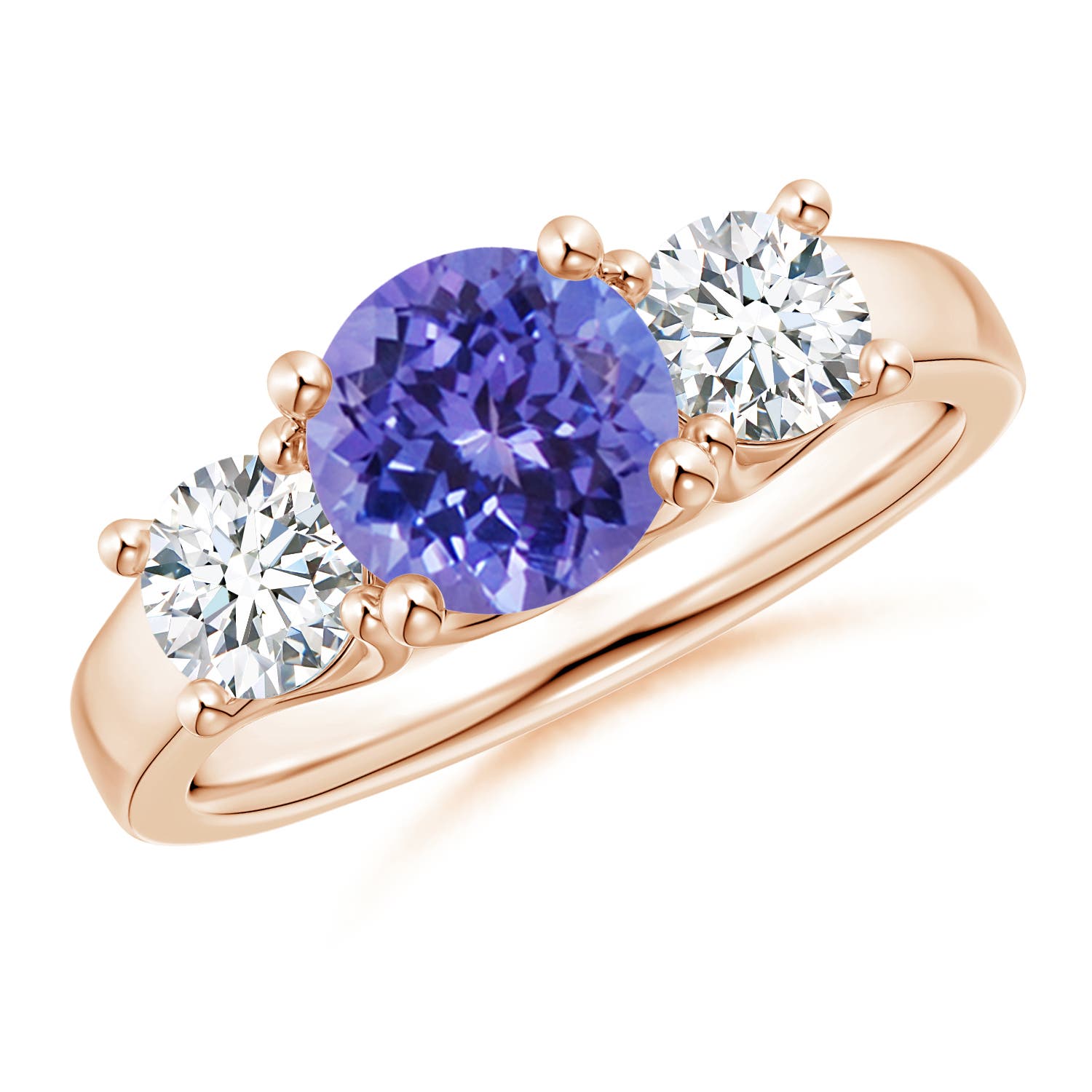 AA - Tanzanite / 2.15 CT / 14 KT Rose Gold