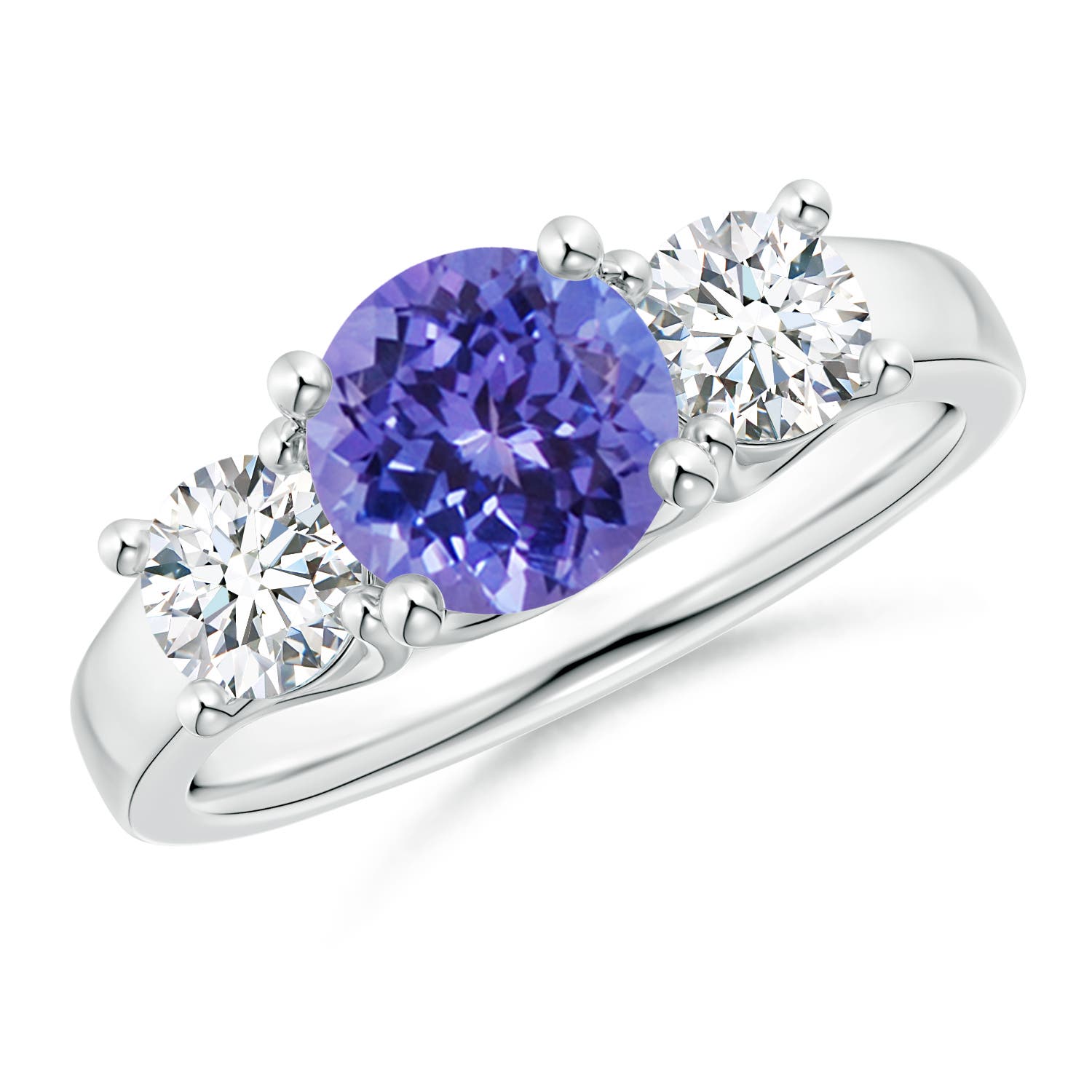 AA - Tanzanite / 2.15 CT / 14 KT White Gold