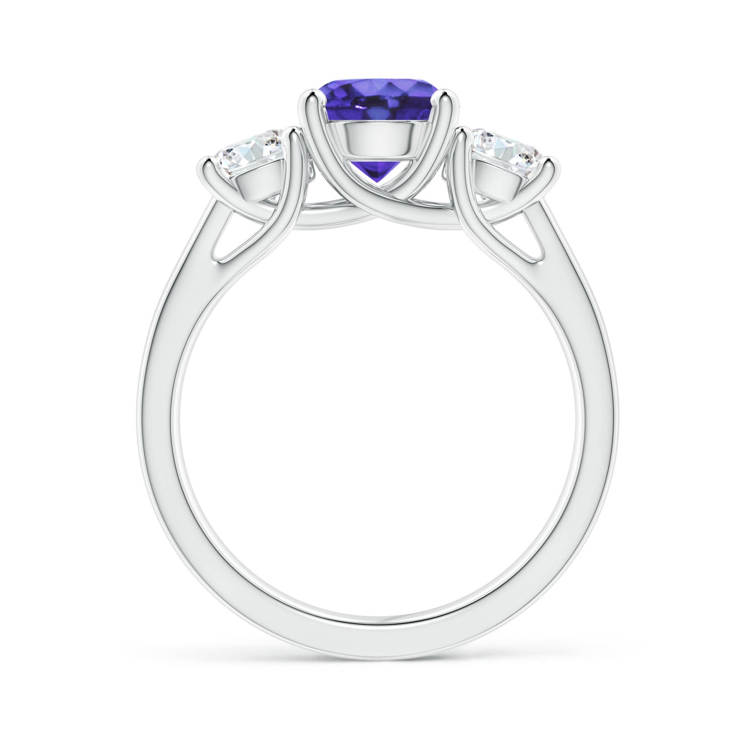 AA - Tanzanite / 2.15 CT / 14 KT White Gold