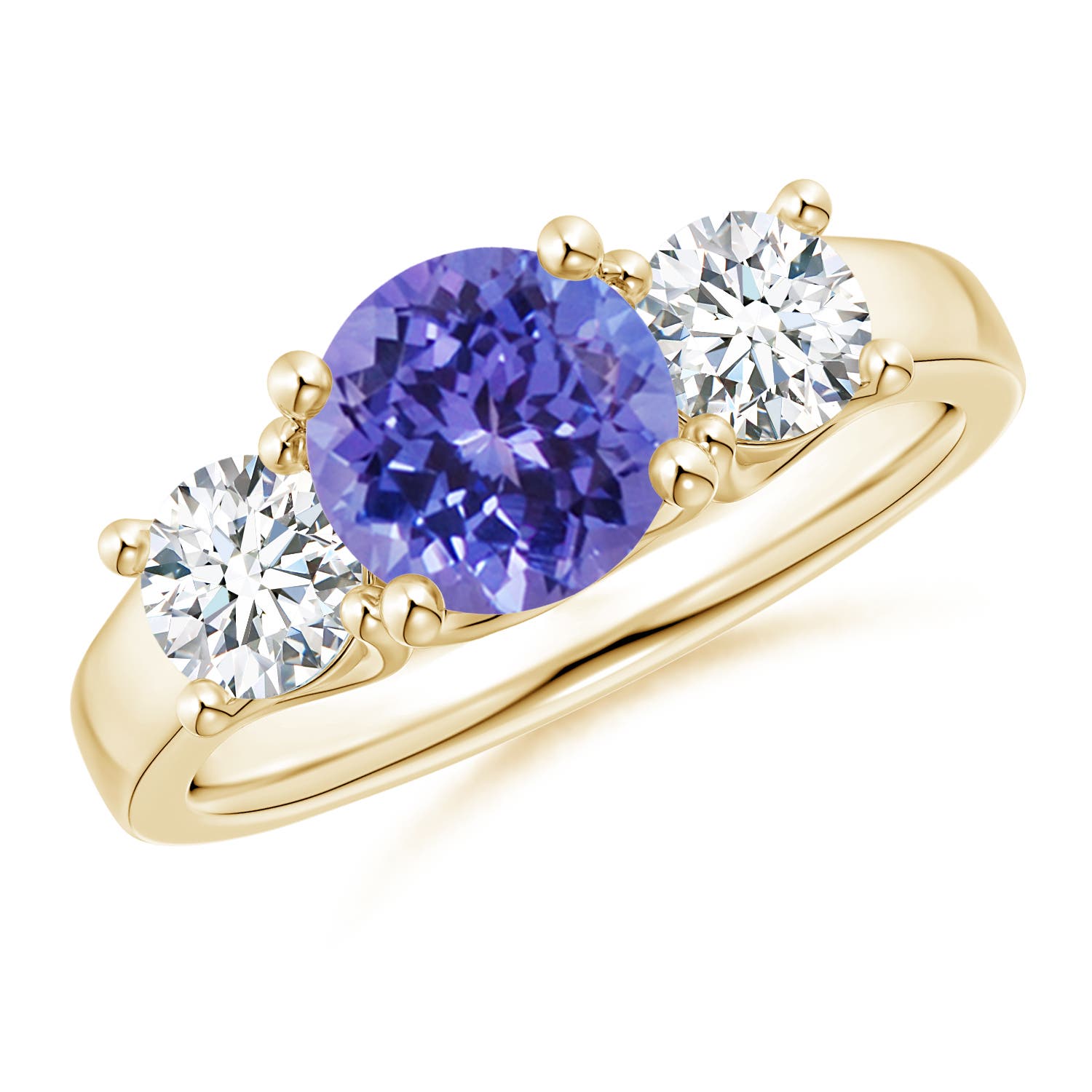 AA - Tanzanite / 2.15 CT / 14 KT Yellow Gold