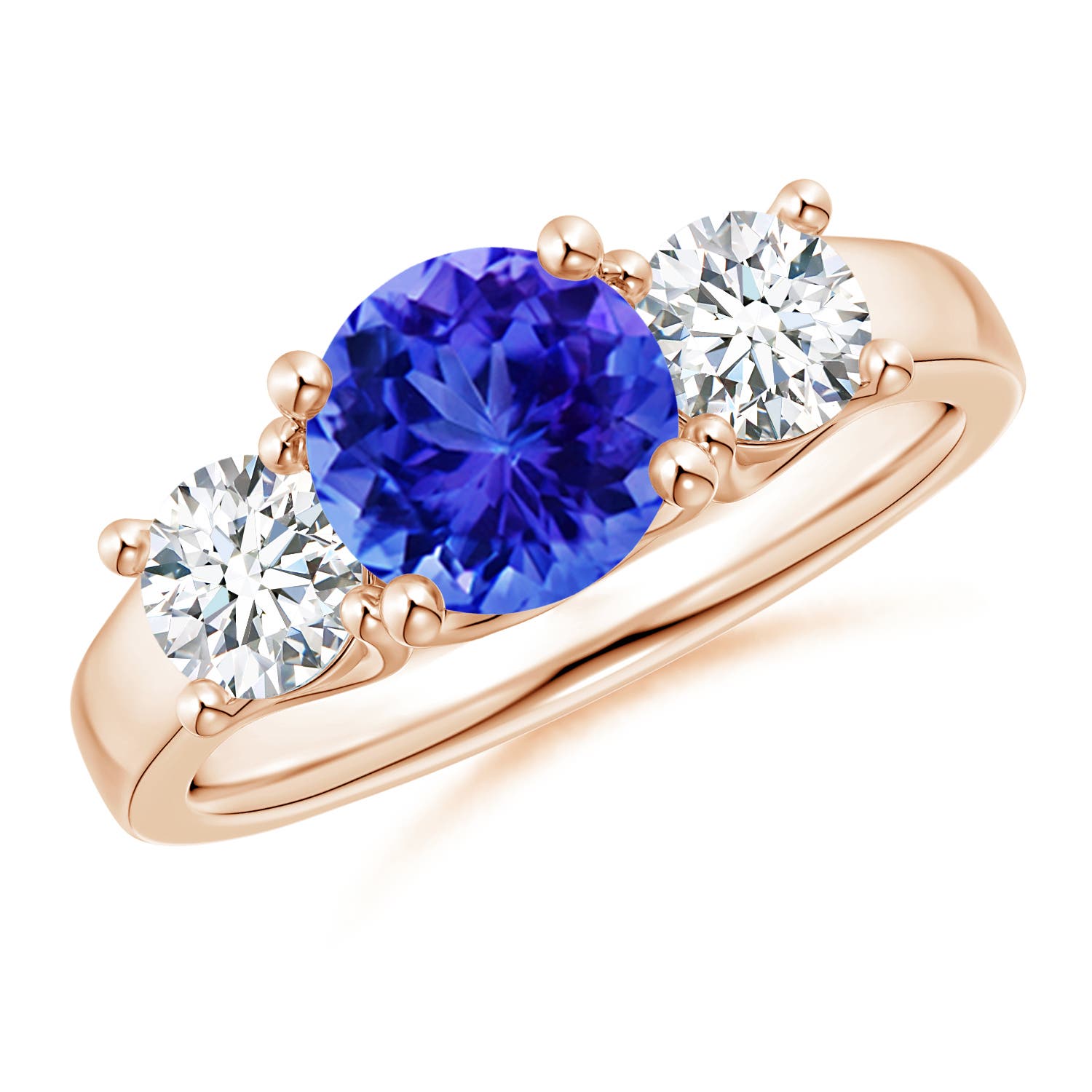 AAA - Tanzanite / 2.15 CT / 14 KT Rose Gold