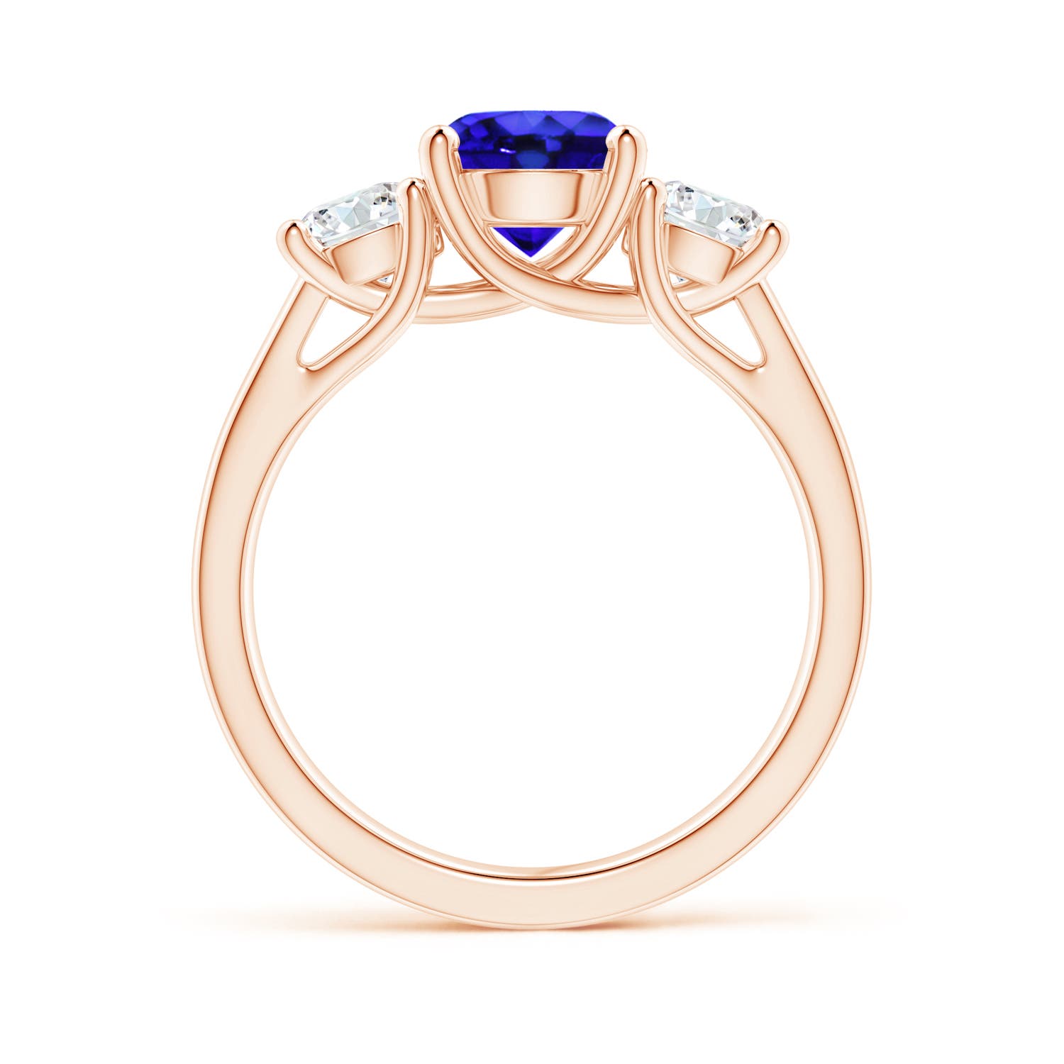 AAA - Tanzanite / 2.15 CT / 14 KT Rose Gold