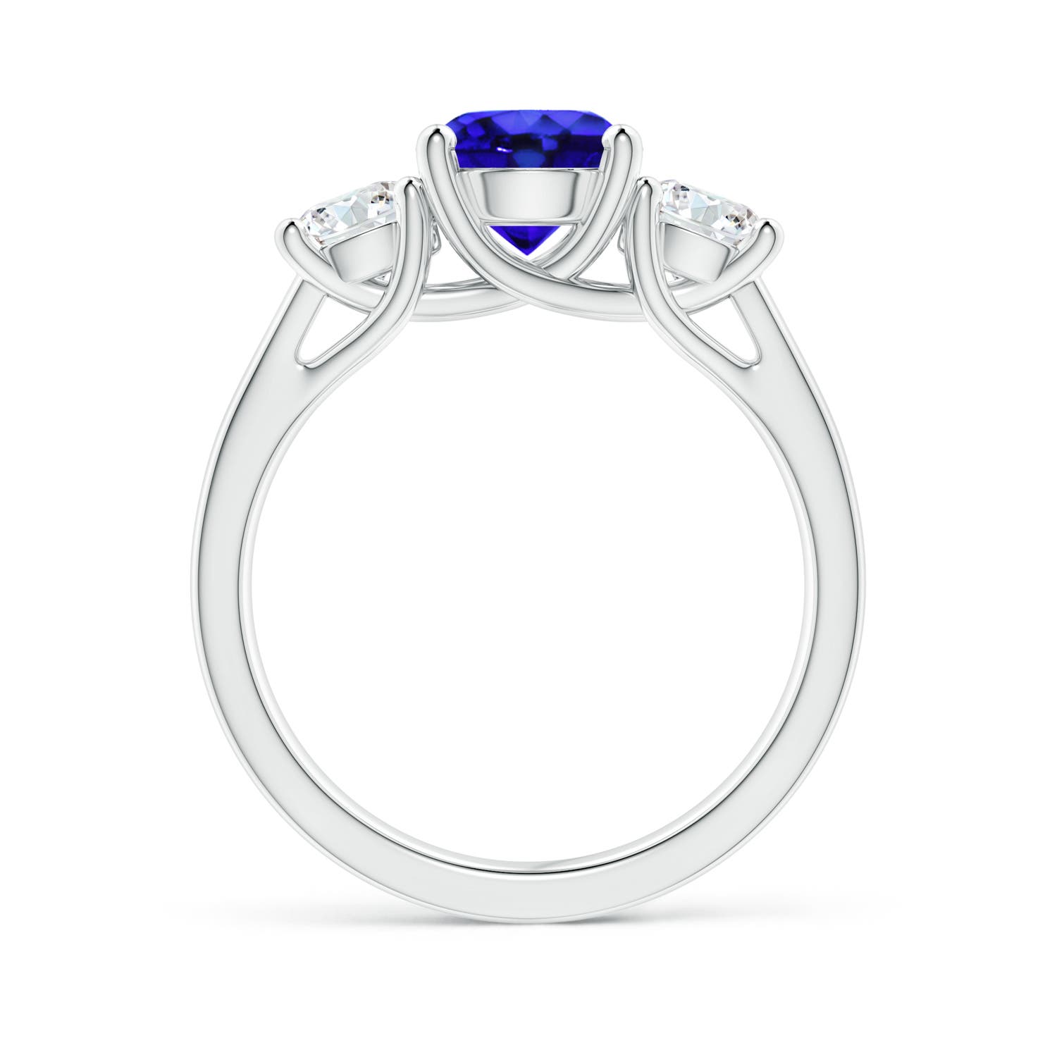 AAA - Tanzanite / 2.15 CT / 14 KT White Gold