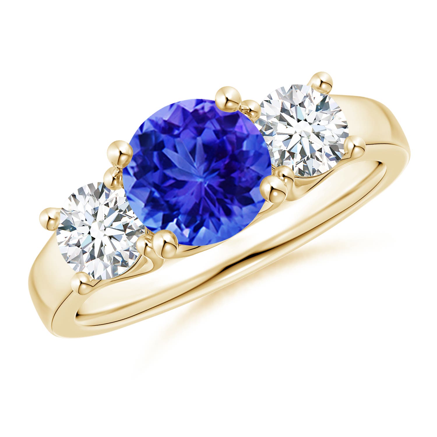 AAA - Tanzanite / 2.15 CT / 14 KT Yellow Gold