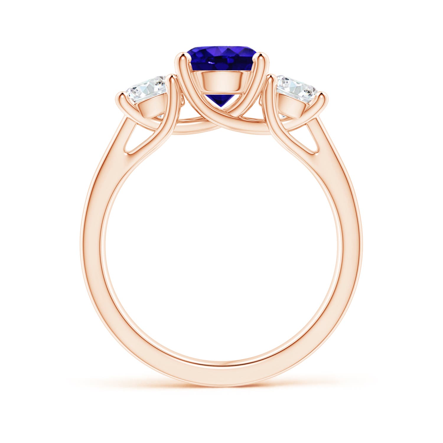 AAAA - Tanzanite / 2.15 CT / 14 KT Rose Gold