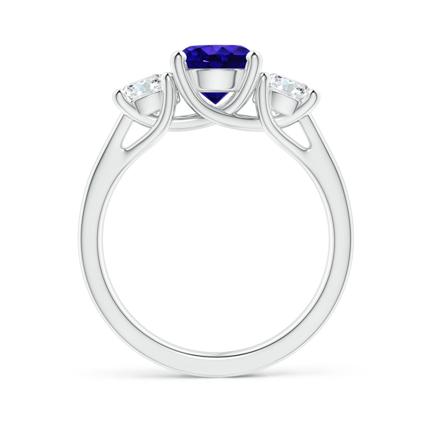 AAAA - Tanzanite / 2.15 CT / 14 KT White Gold