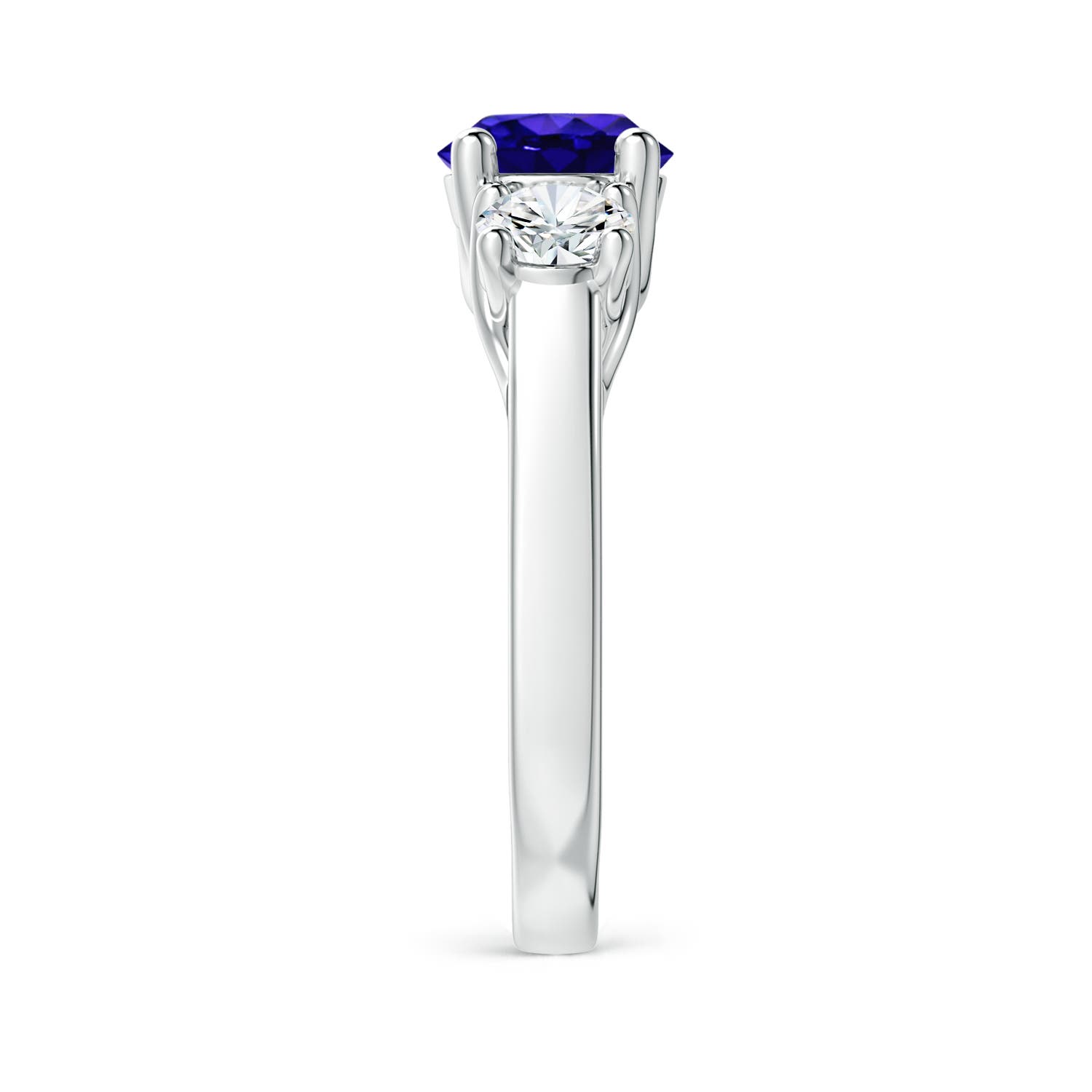 AAAA - Tanzanite / 2.15 CT / 14 KT White Gold