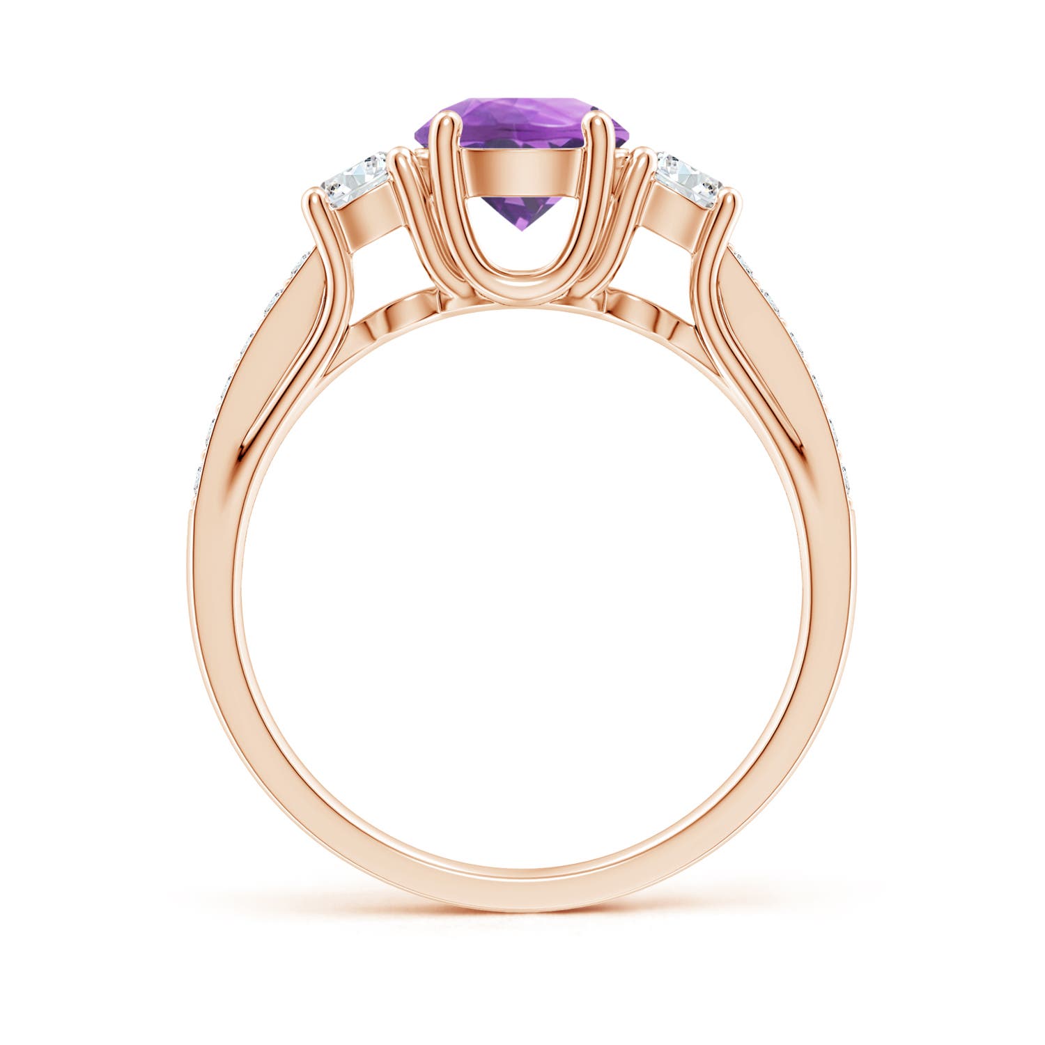 A - Amethyst / 1.24 CT / 14 KT Rose Gold